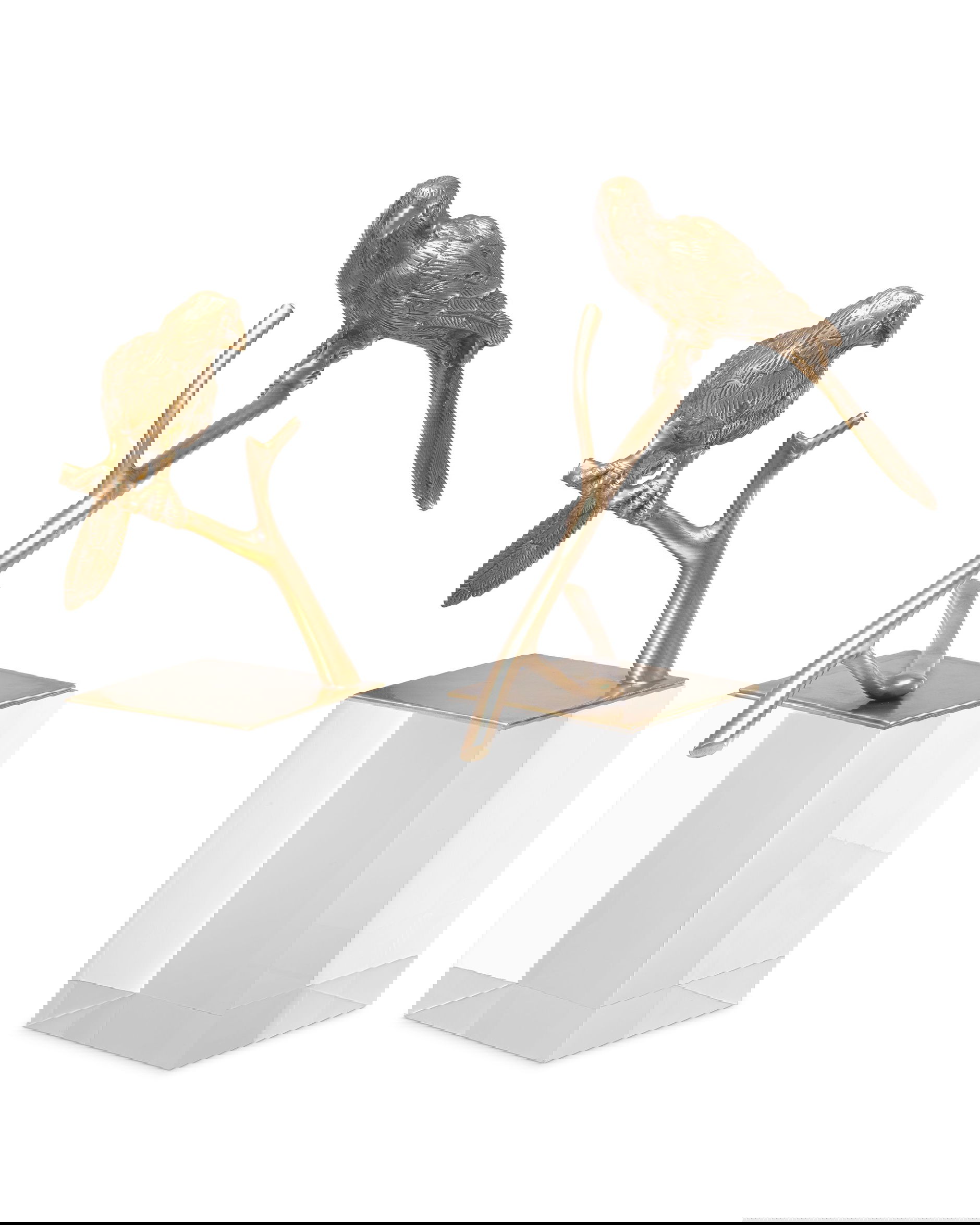 Morgana dekorationer mässing 2-set