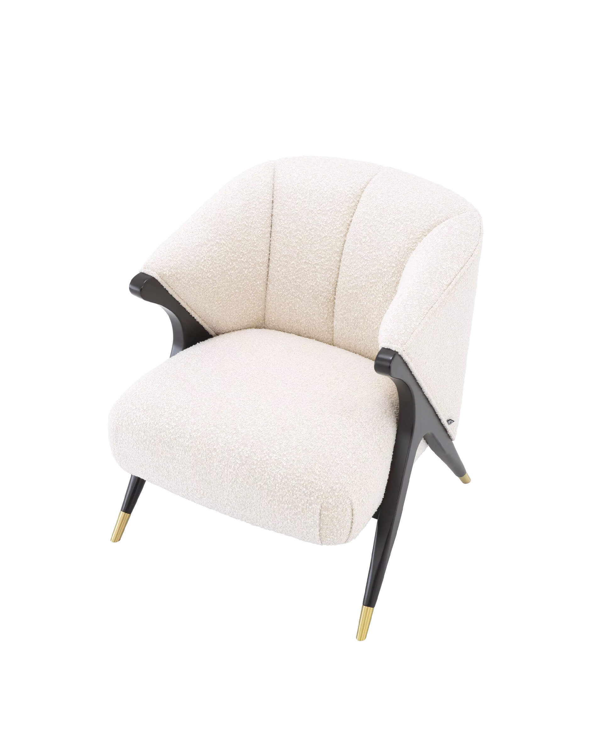 Pavone fåtölj bouclé cream