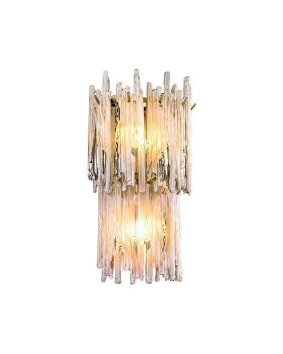 Saint Roch vägglampa borstad mässing