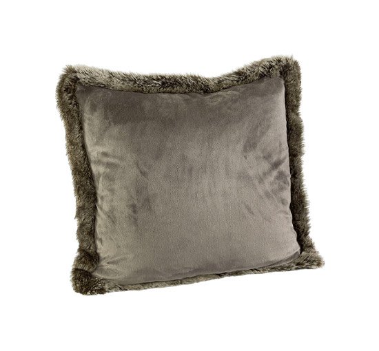 Bear Valboa cushion cover grey