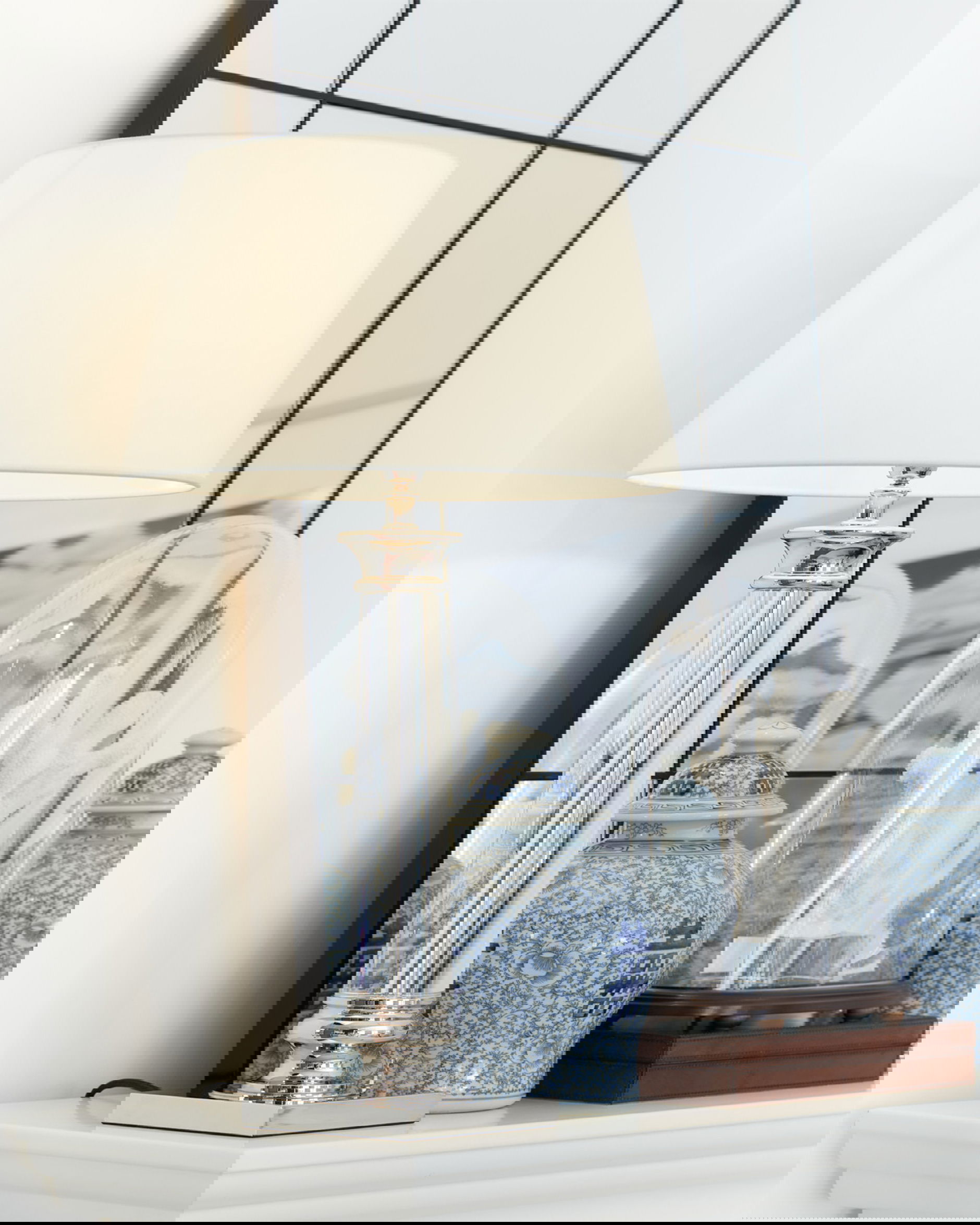 Mountbatten spegel svart