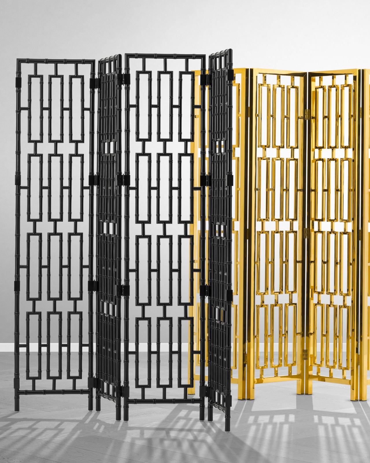 Davis skärmvägg guld OUTLET