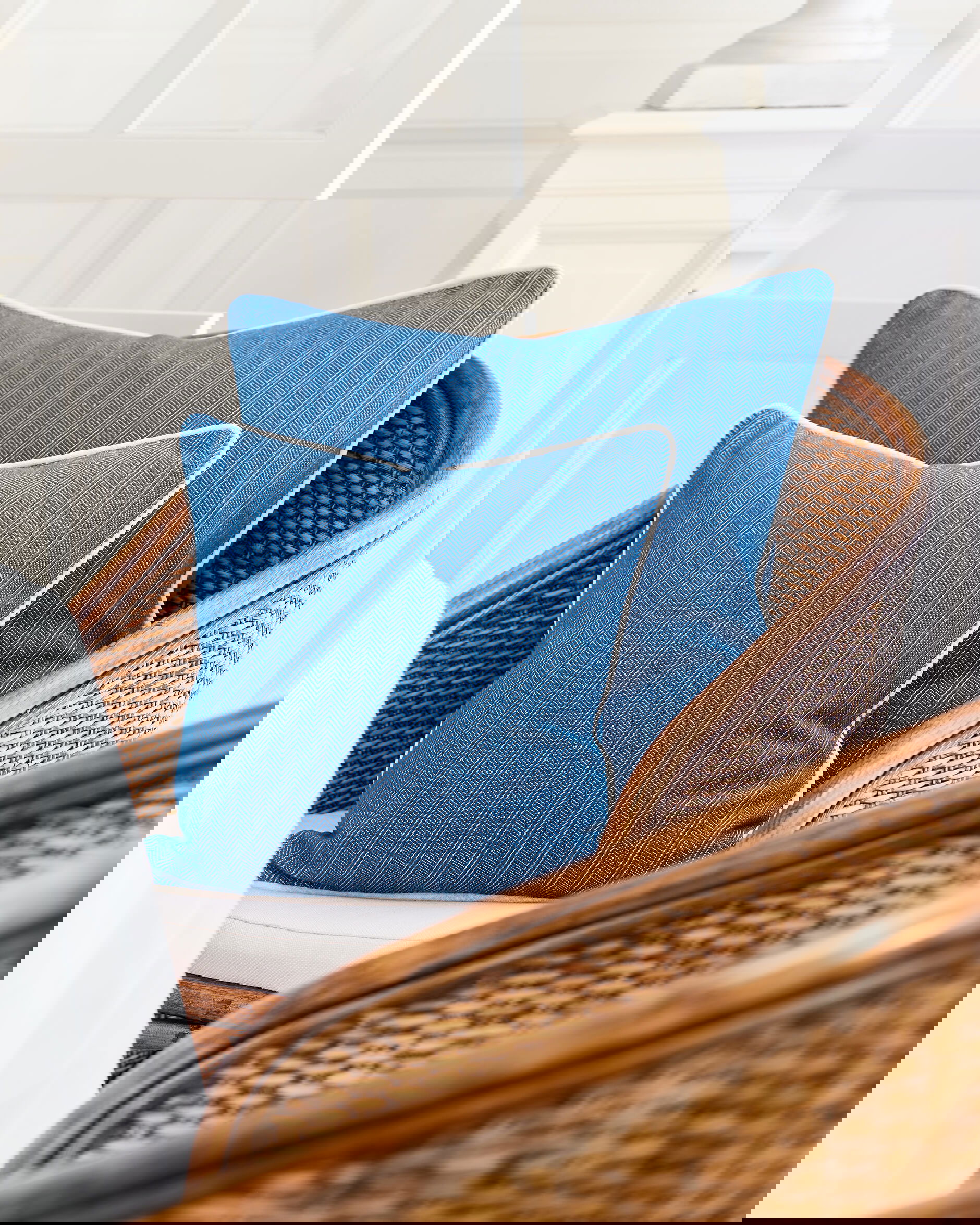 Colleen kuddfodral blå