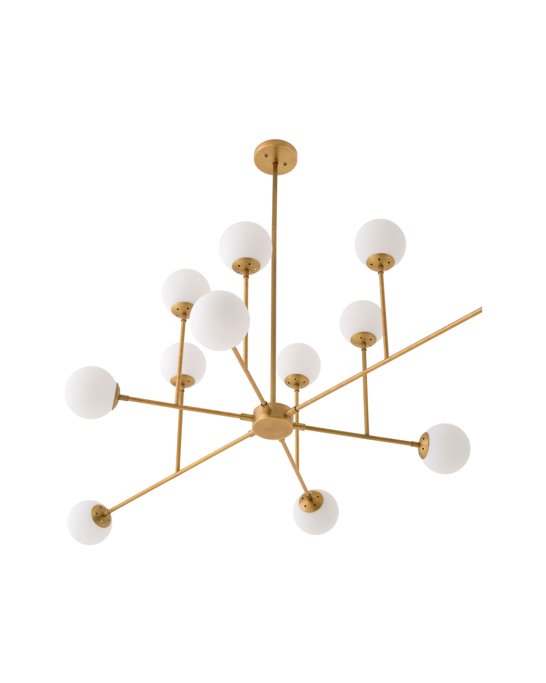 Aram taklampa antik mässing