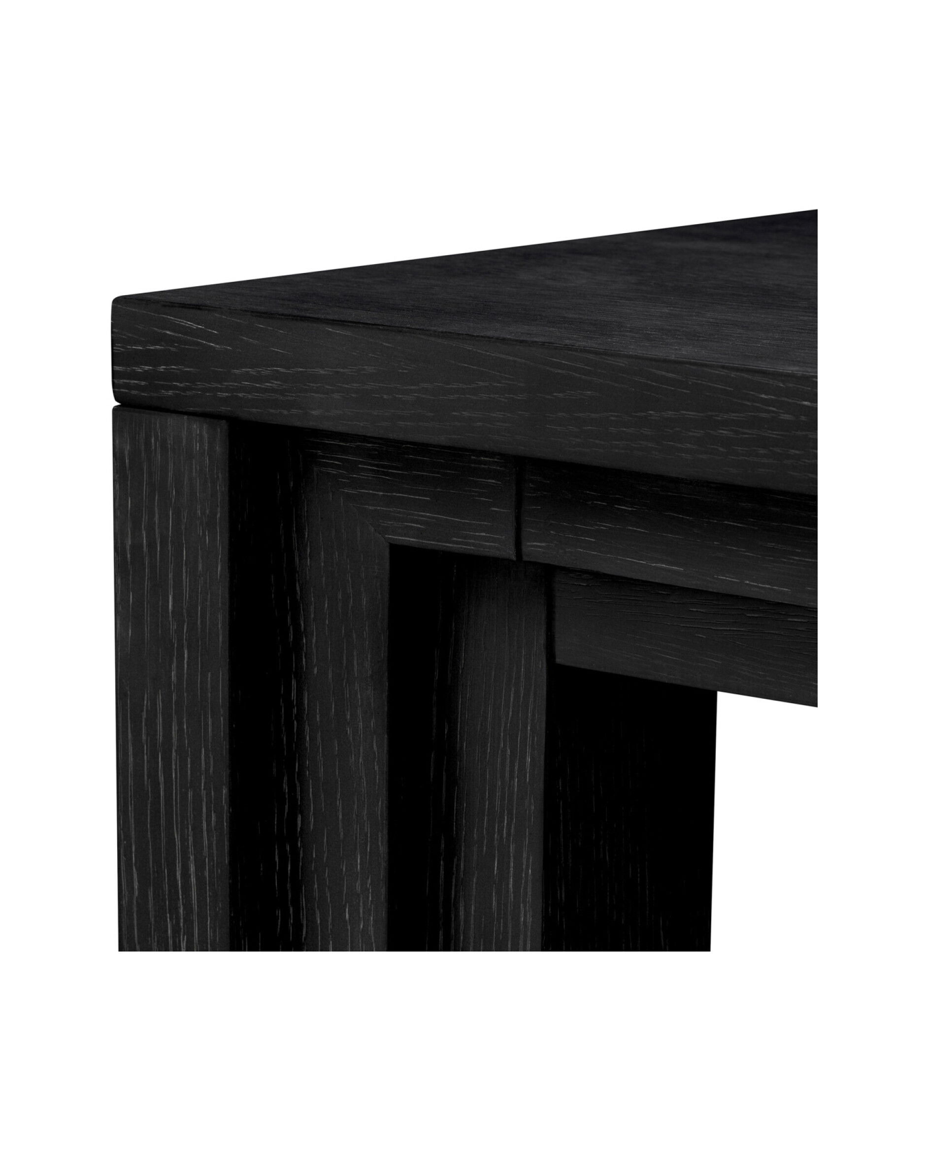 Metropolitan esstisch schwarzes eichenfurnier