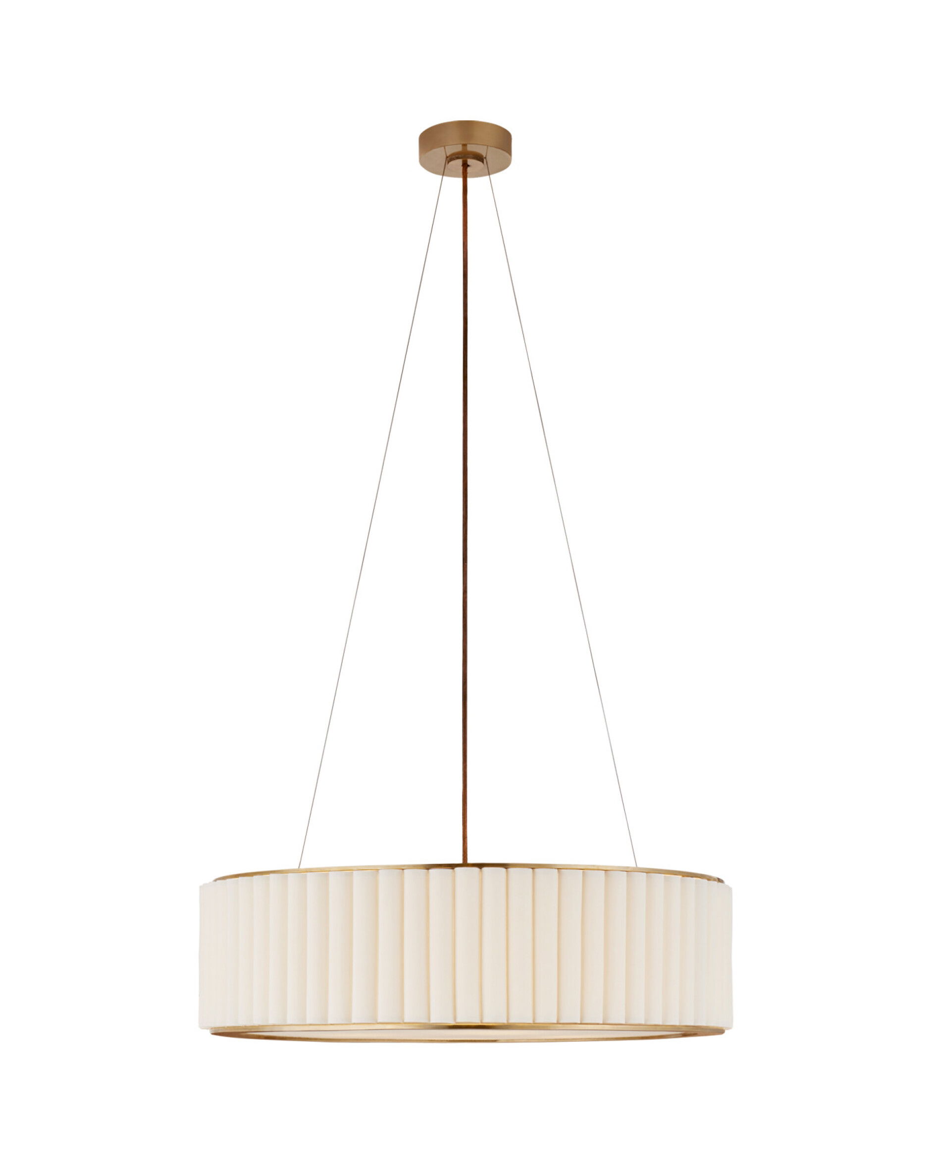 Palati taklampa antik mässing L