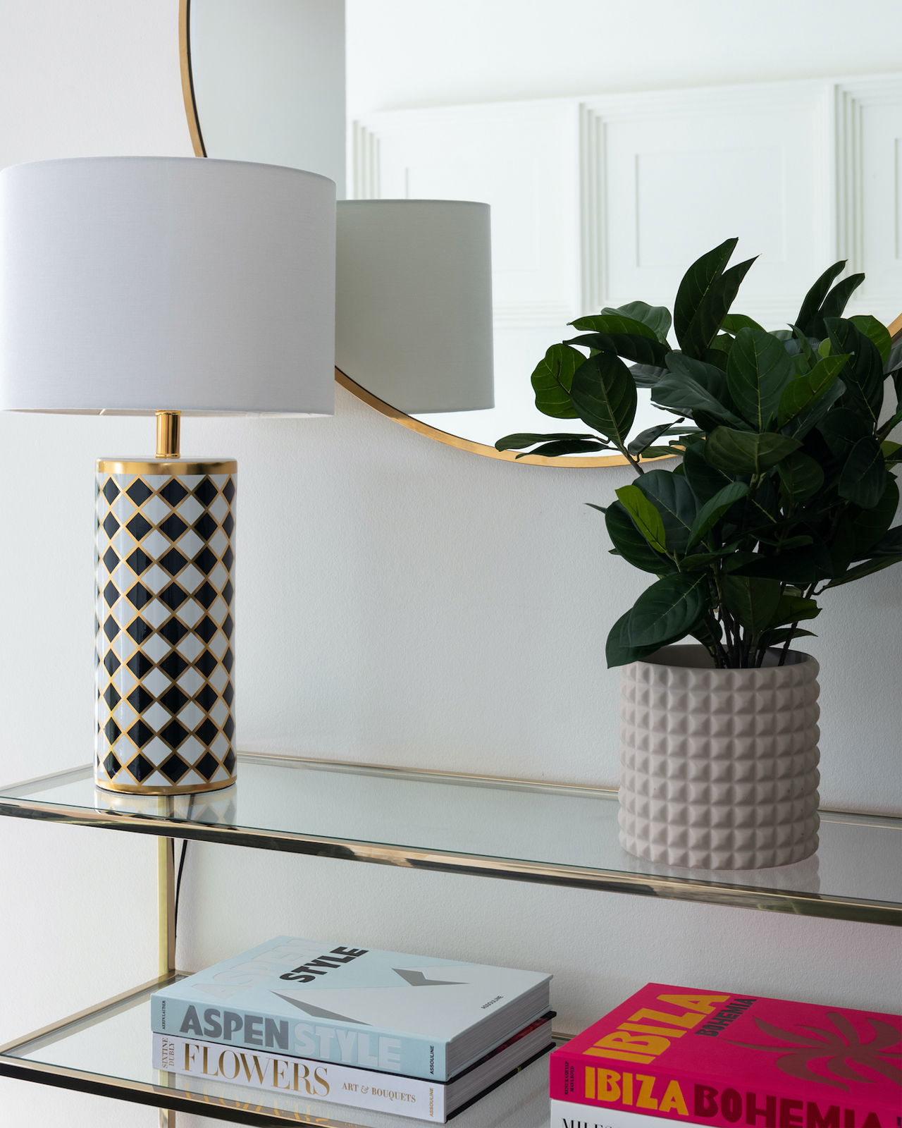 Gazelle konsolbord krom