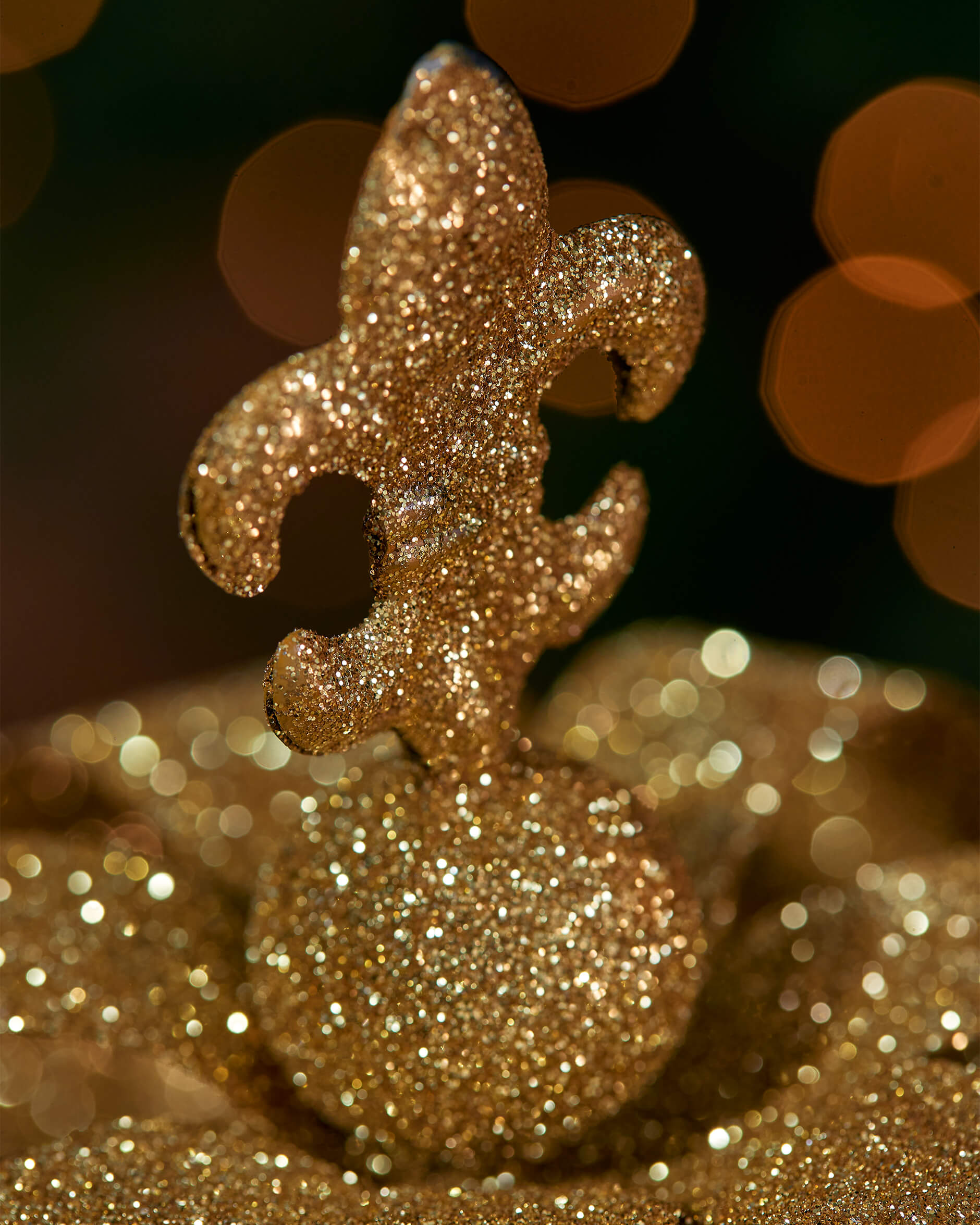 Regina krona juldekoration champagne