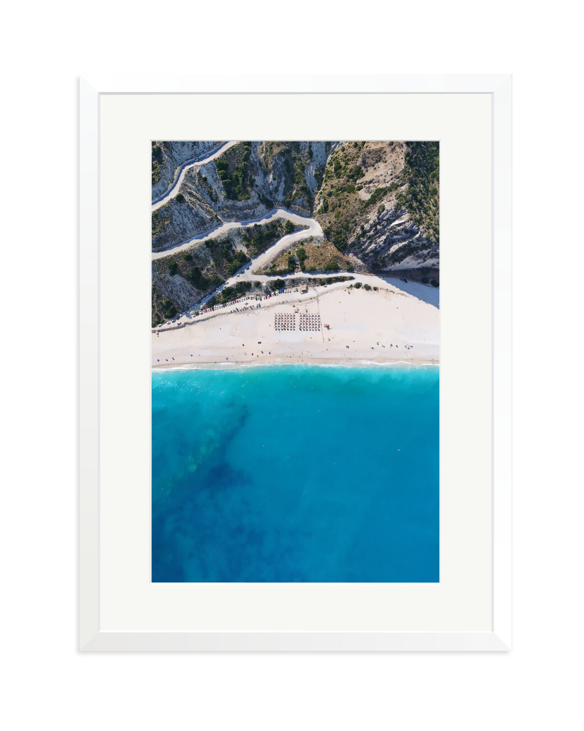 Myrtos Beach White / XL