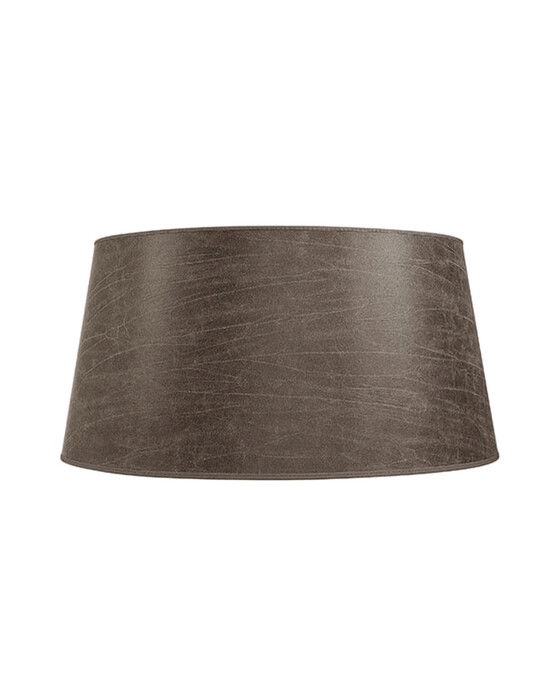 Classic lampskärm leather pale brown