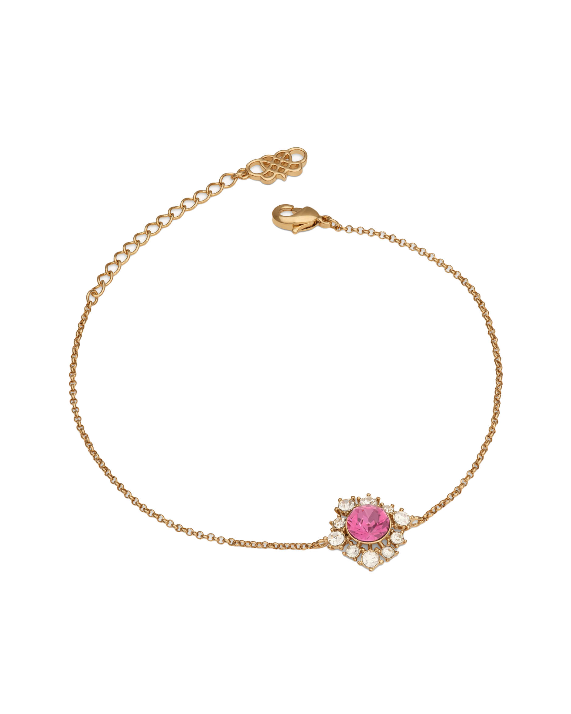 Emily armband dark rose