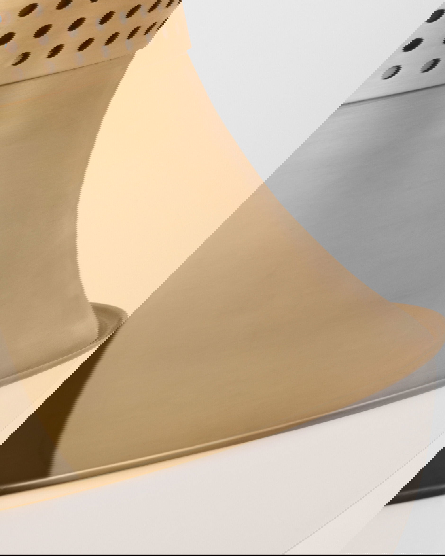 Precision 9" Flush Mount Antique-Burnished Brass