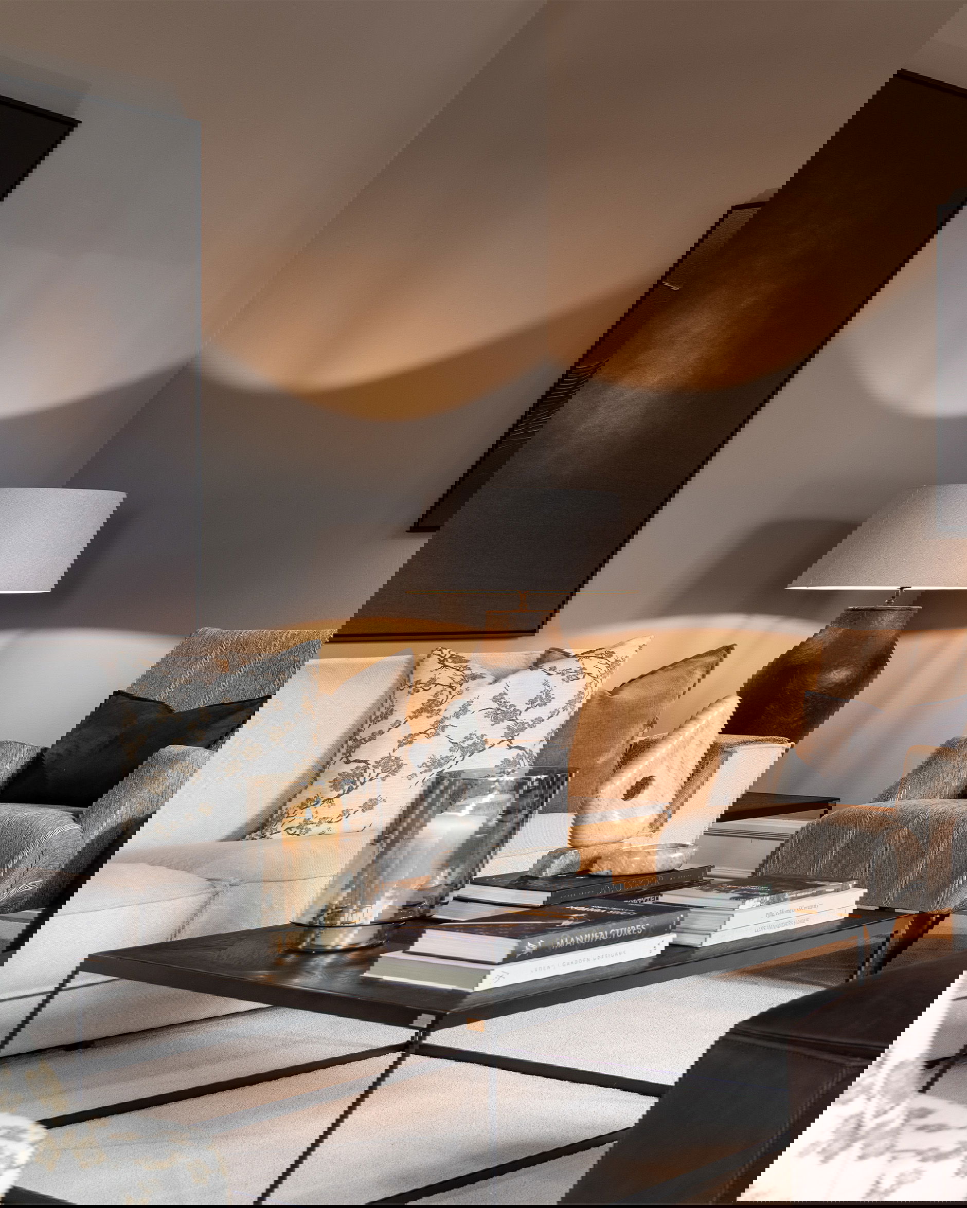 Sakura cushion cover brandy