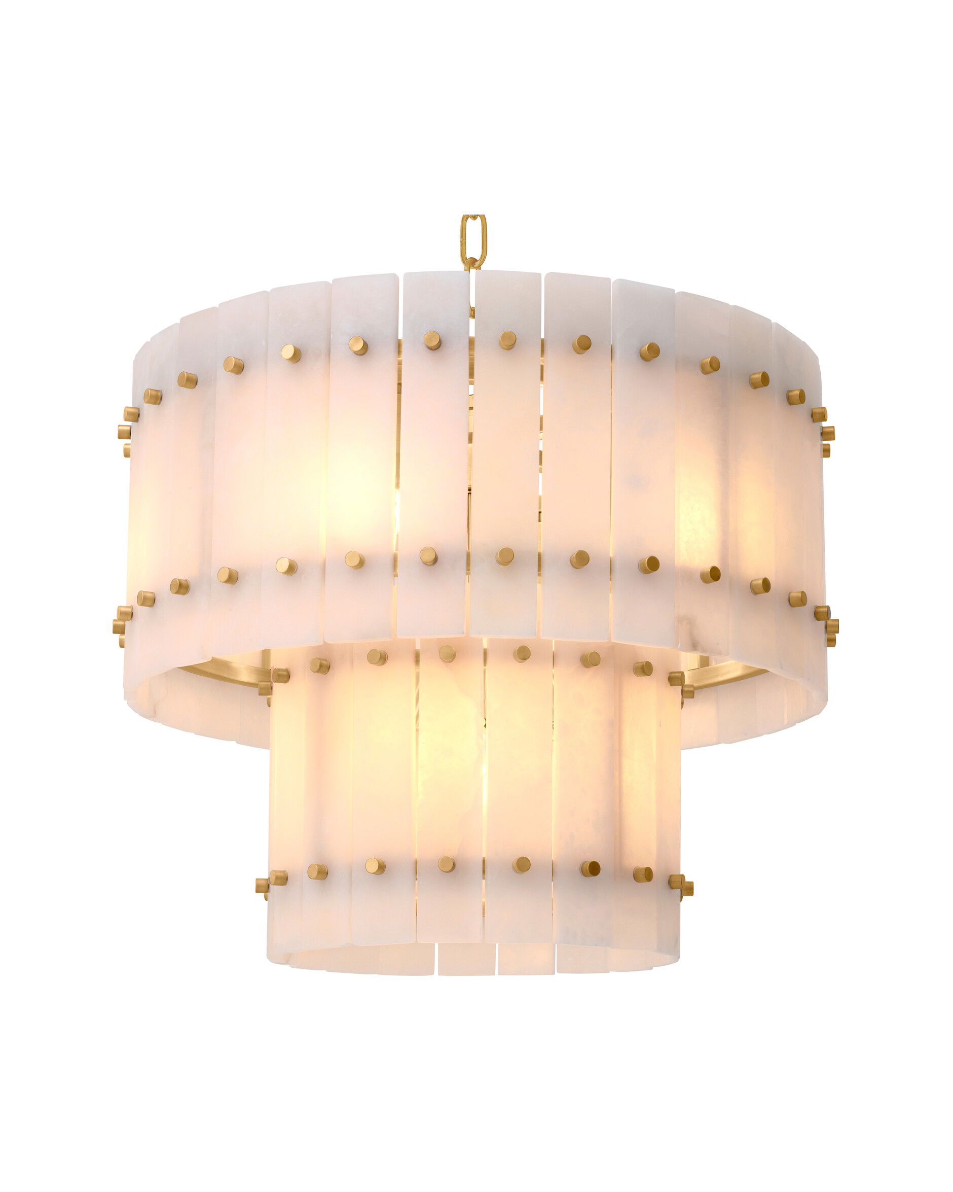 Ruby Chandelier Alabaster