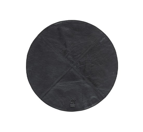 Nero bordstablett svart rund