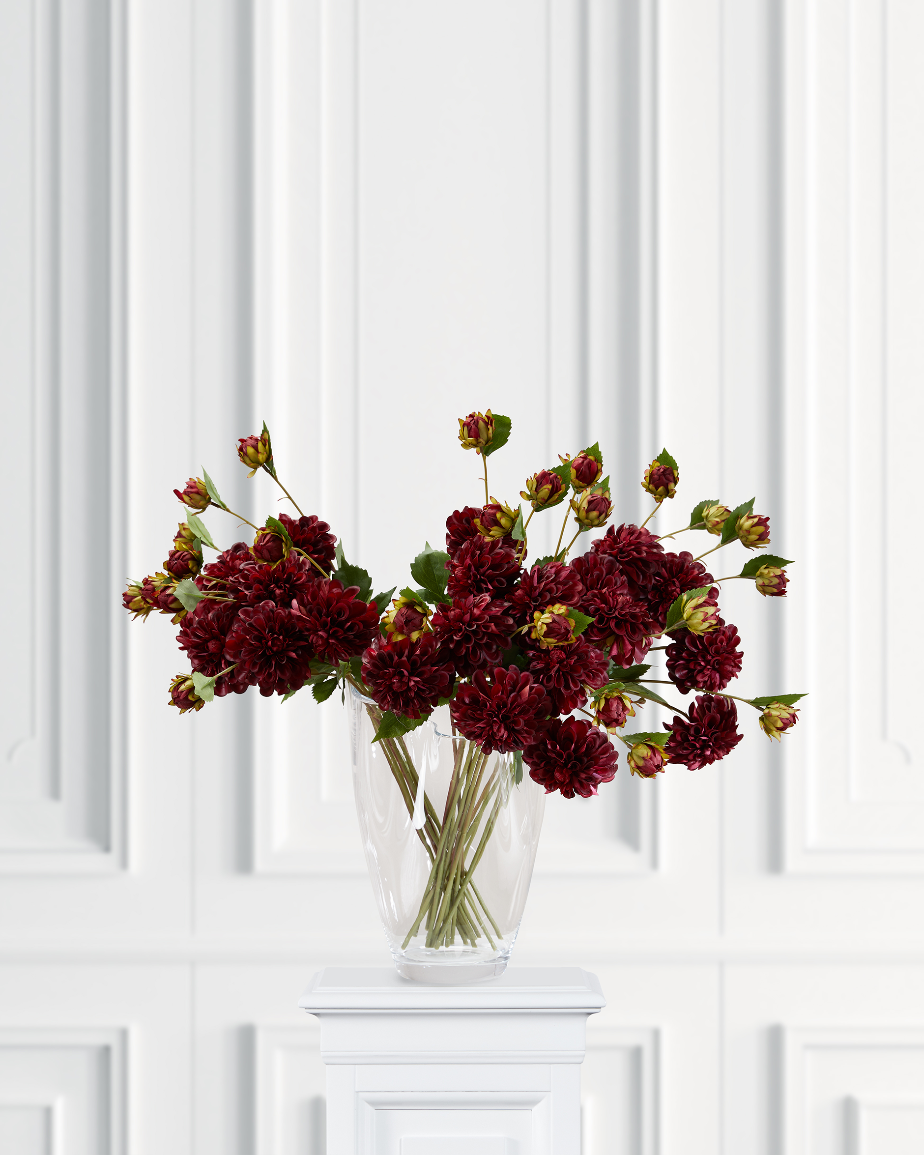 Dahlia snitblomst burgundy