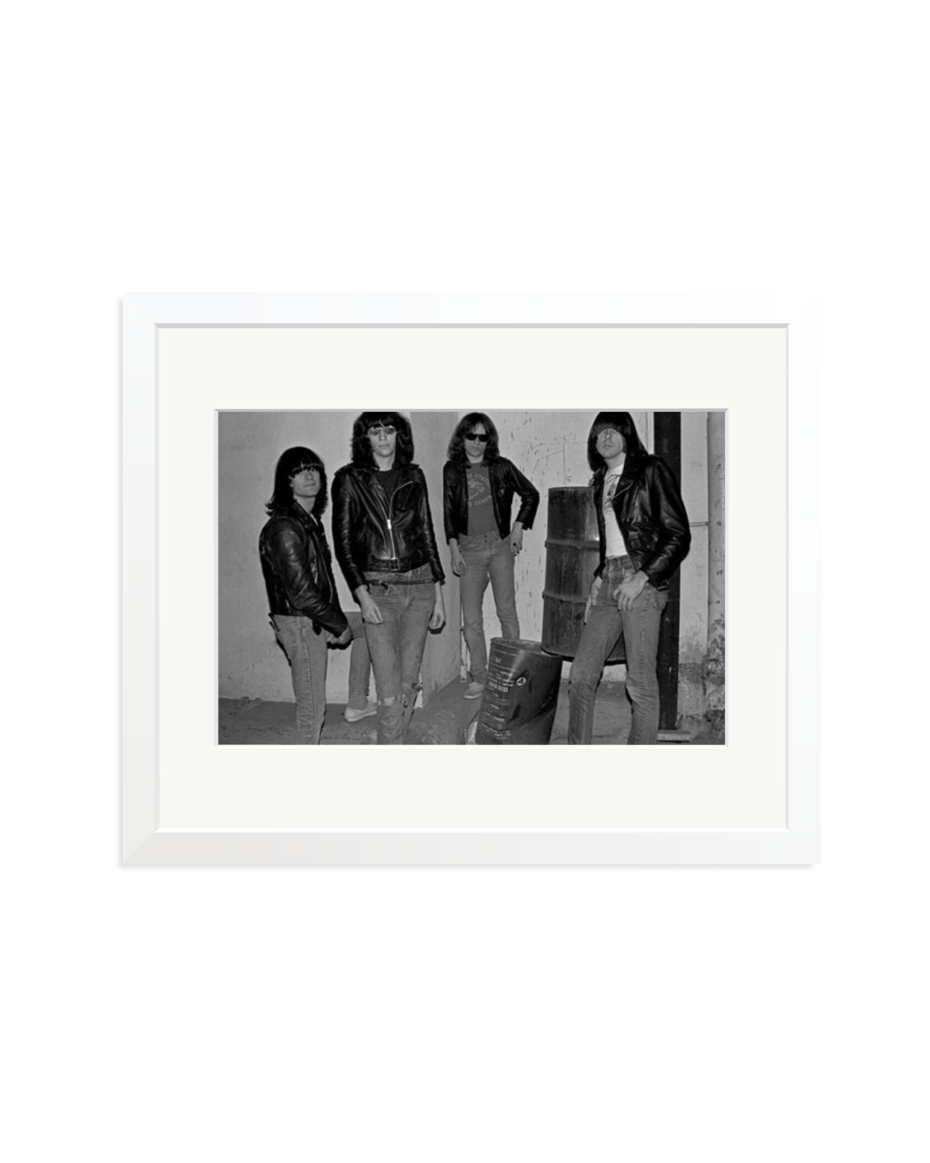 Joey Ramone and The Ramones 1978 White / Medium