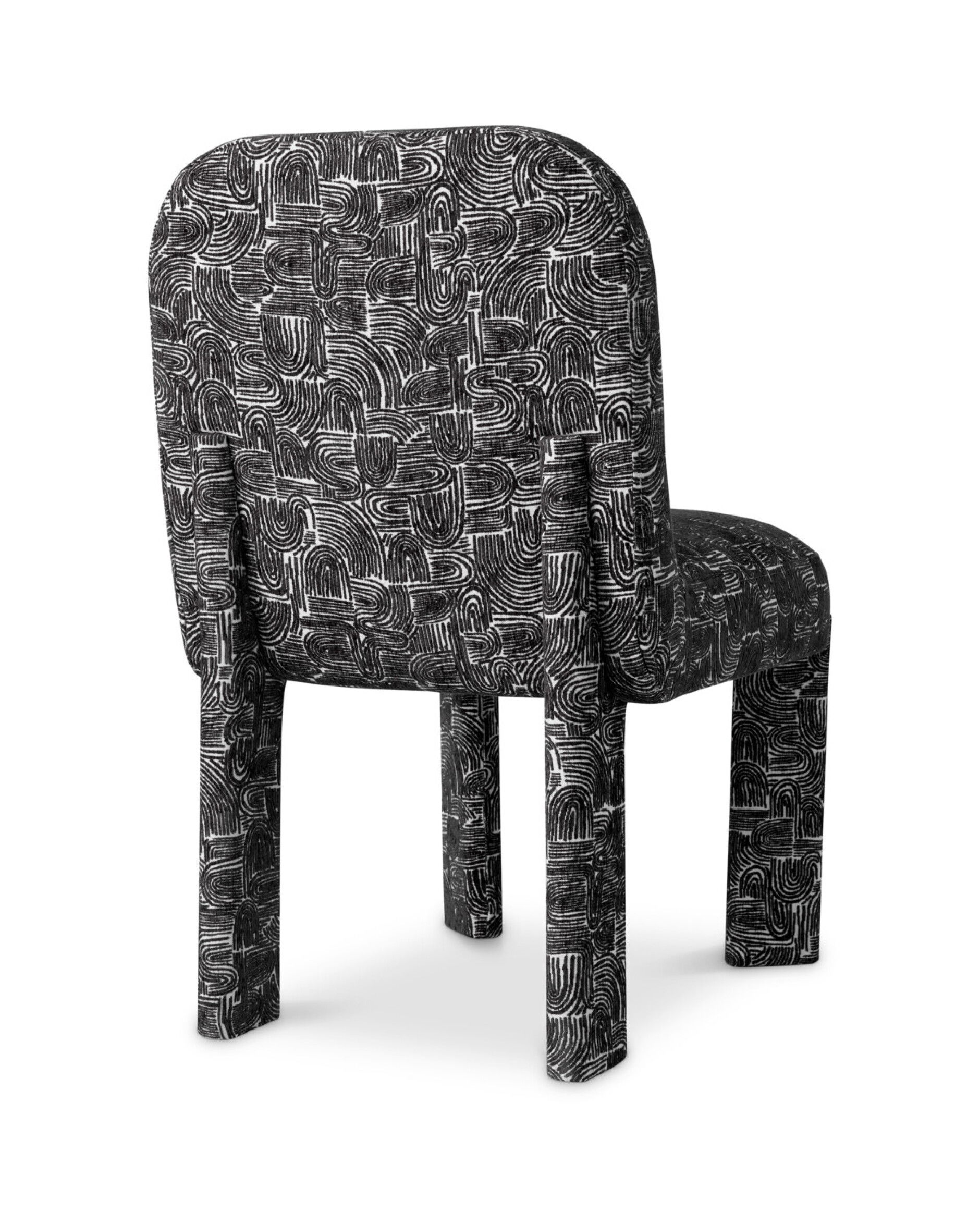 Magnus Esszimmerstuhl Solent schwarz weiß