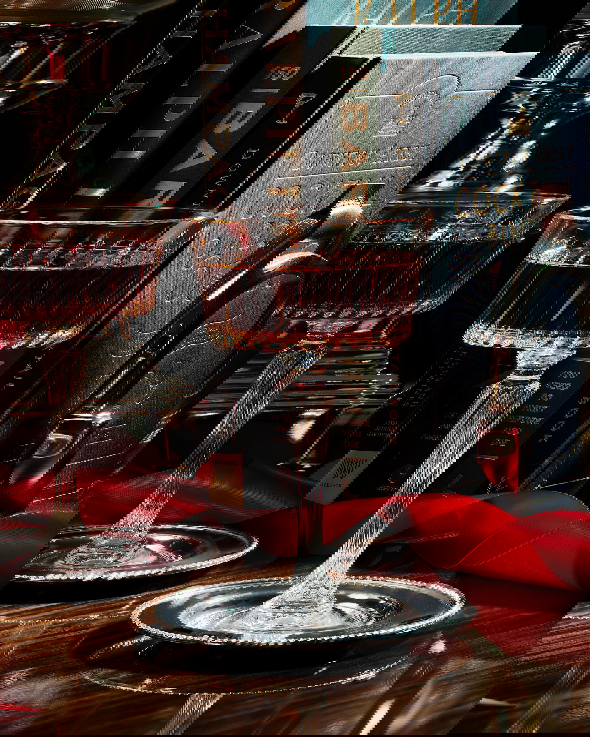 Manhattan cocktailglas kristall singel