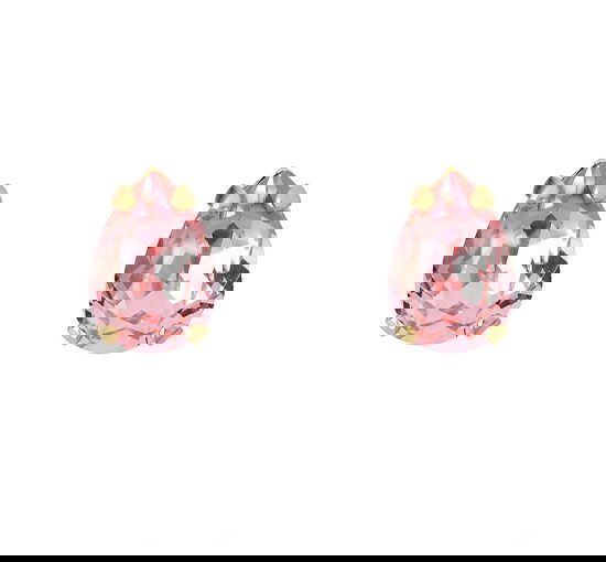 Light Rose - Petite Drop Stud örhängen crystal