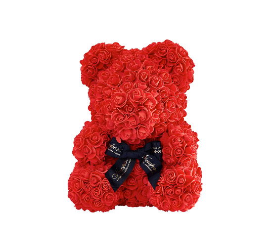 Red - Rosalin rose bear