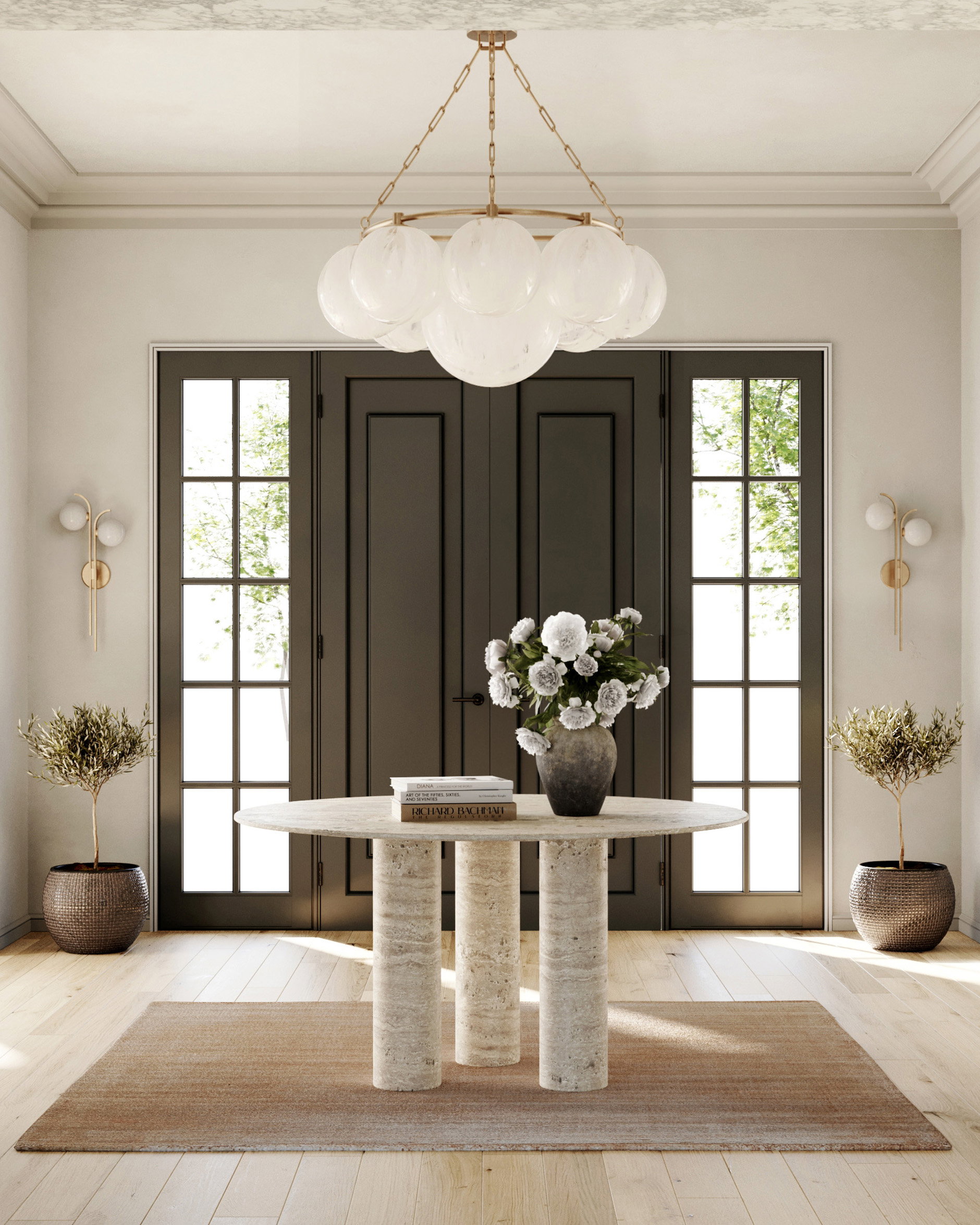 Thornwood Chandelier Aged Brass