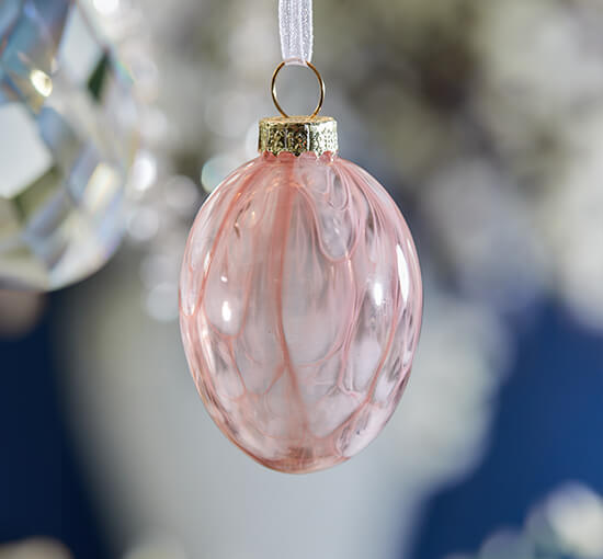 Hellrosa - Penny Glass Egg Light Pink