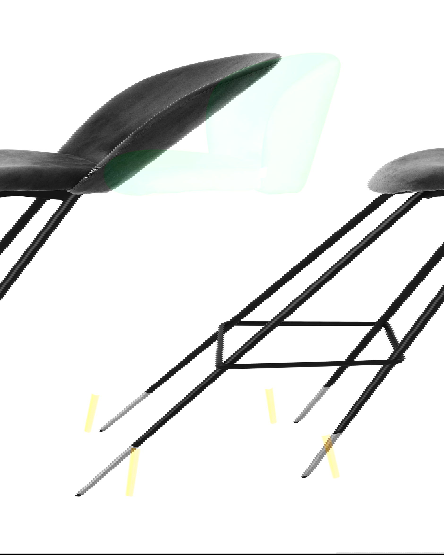 Volante barstol roche dark green velvet