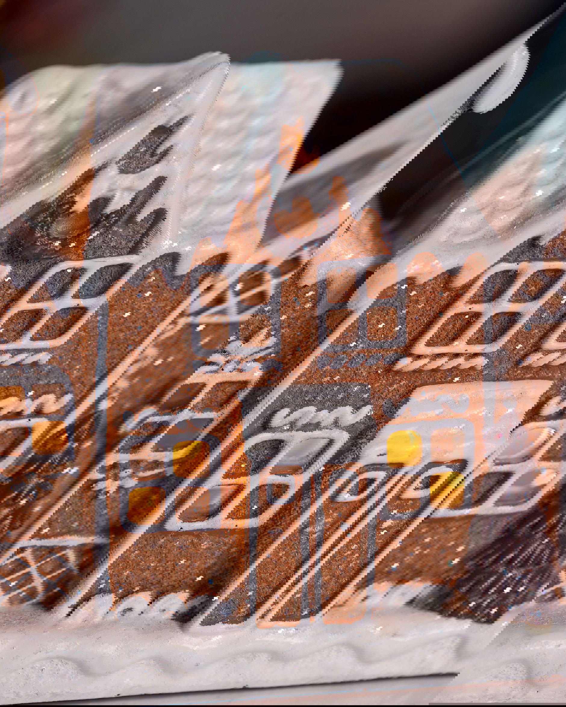 Snowshill pepparkakshus juldekoration