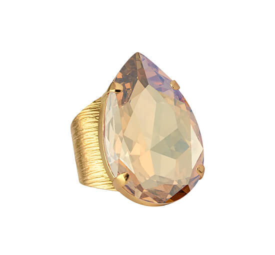 Golden Shadow - Perfect Drop Ring Crystal