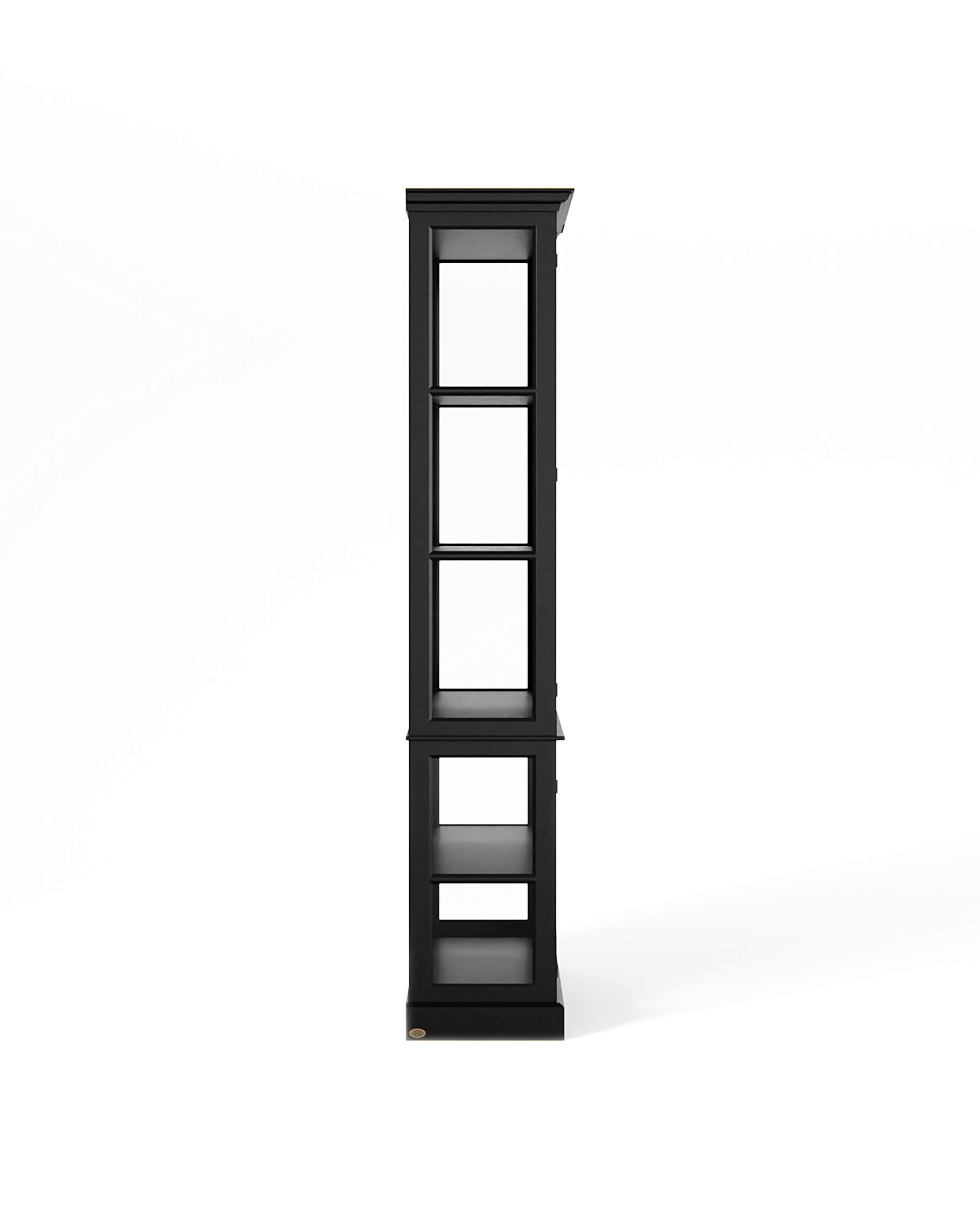 Seethrough vitrinskåp modern black