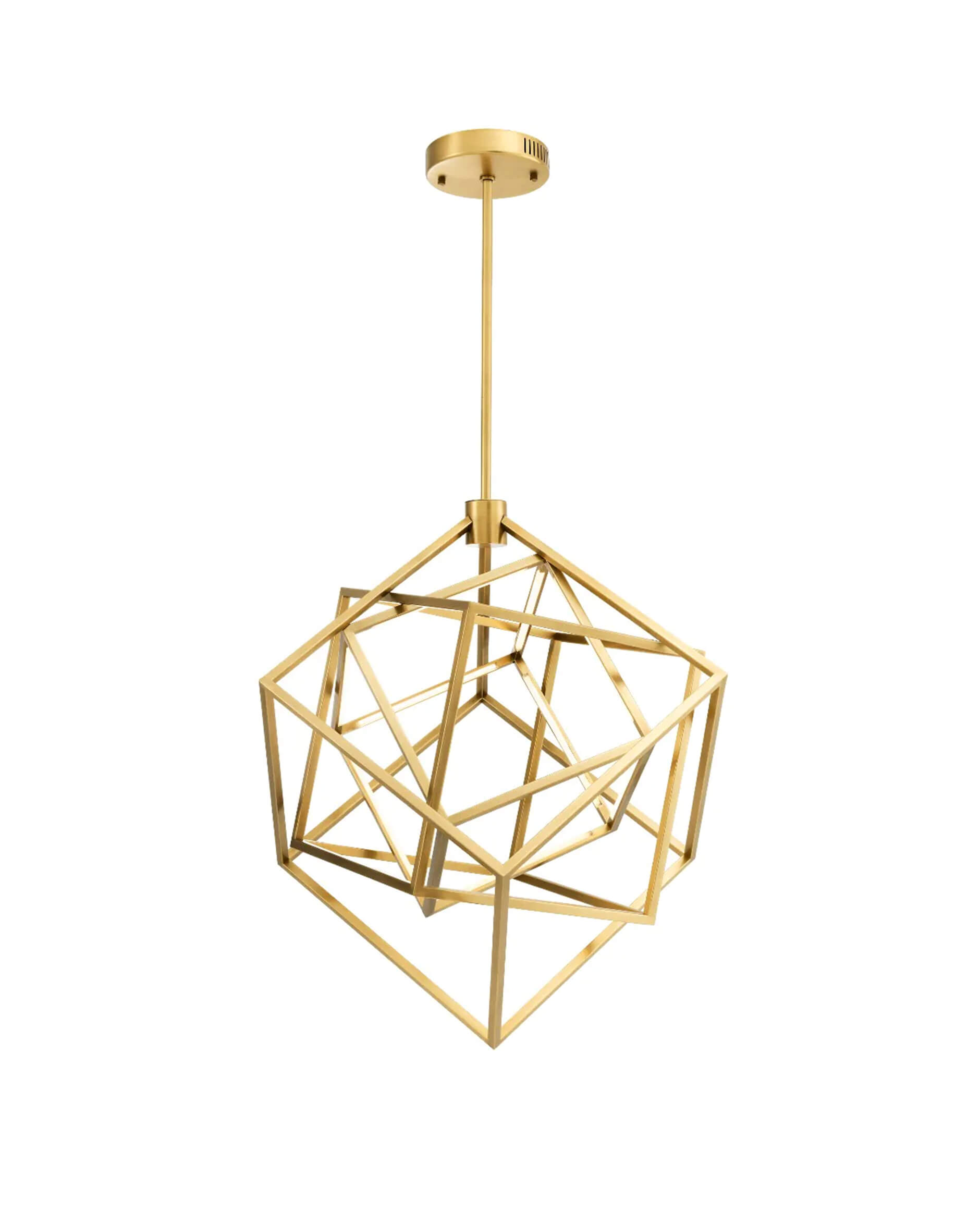 Fusion taklampa antik mässing OUTLET