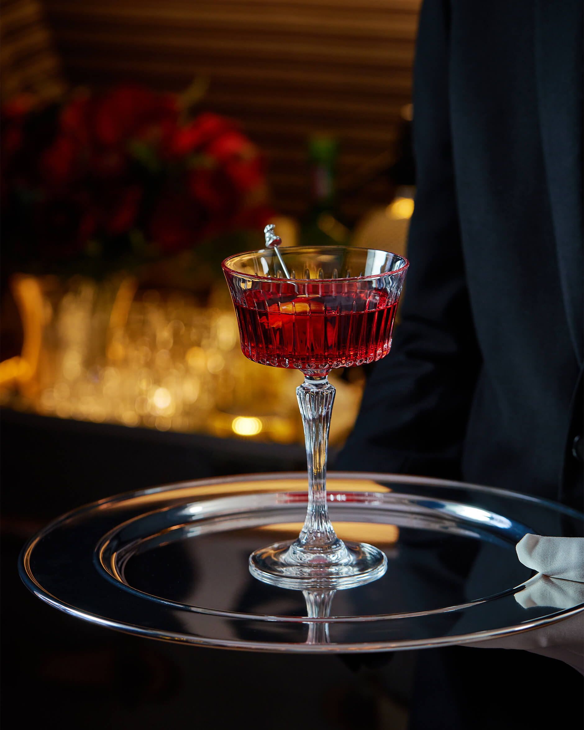 Manhattan cocktailglas kristall singel