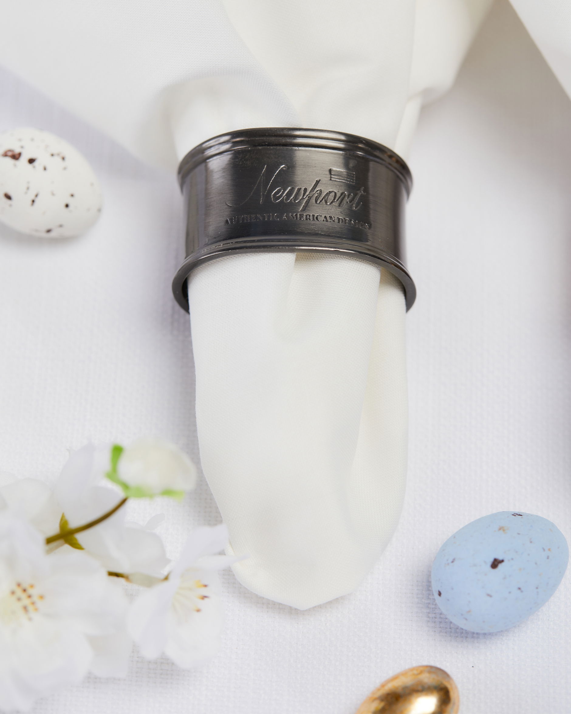 Newport-lautasliinarengas musta/harmaa