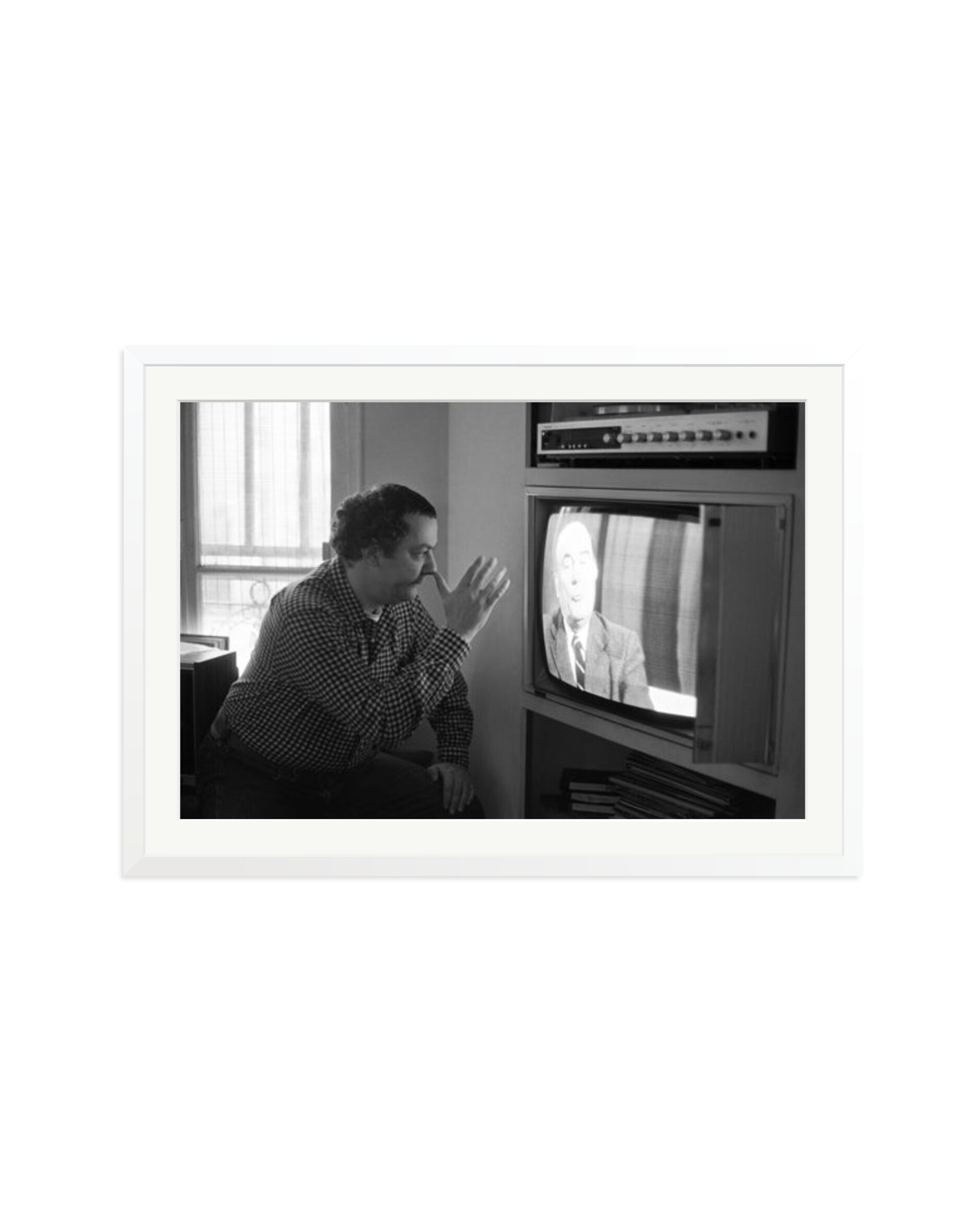 Coluche and Mitterrand White / XXL