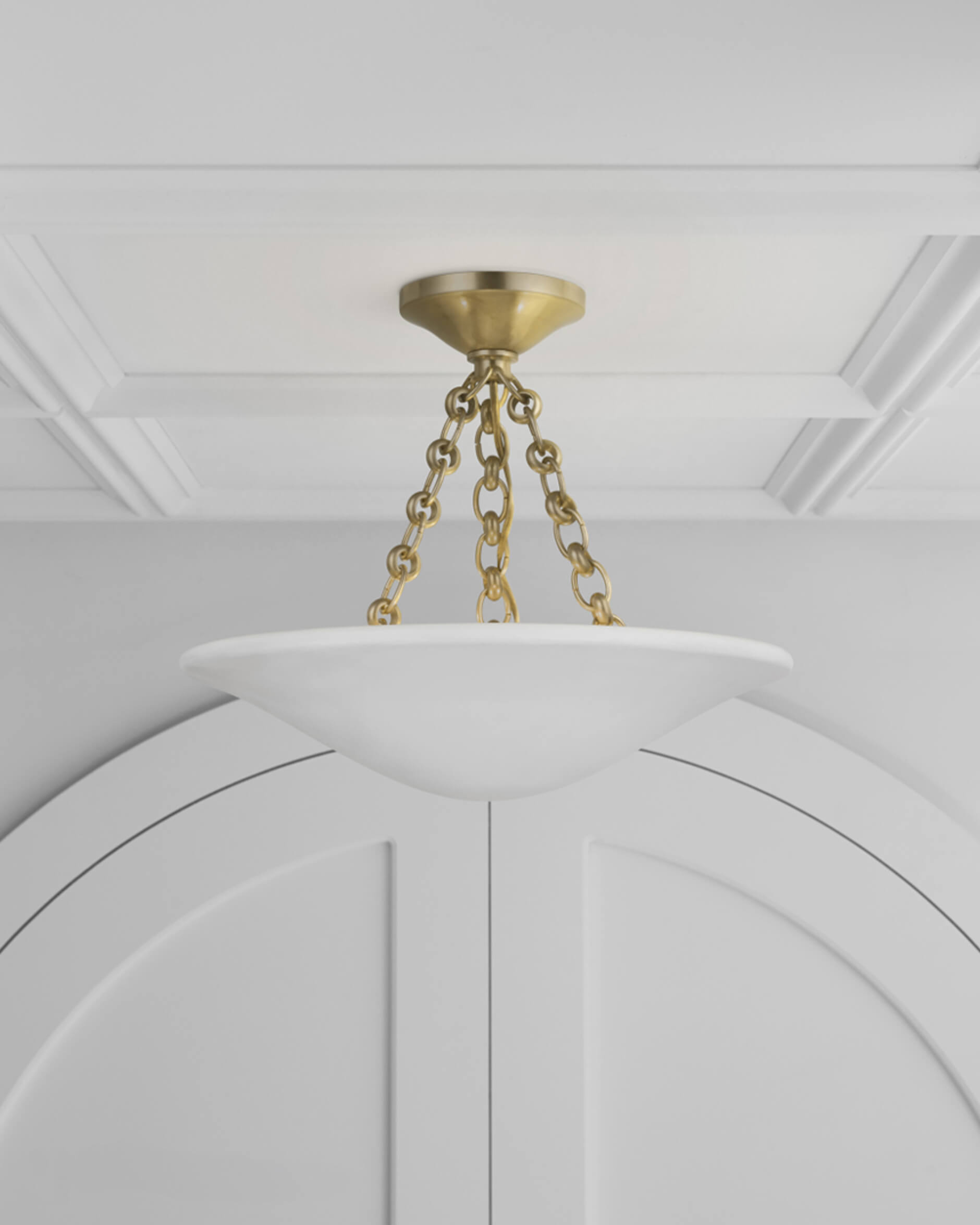 Mollino 16" plafond antik mässing