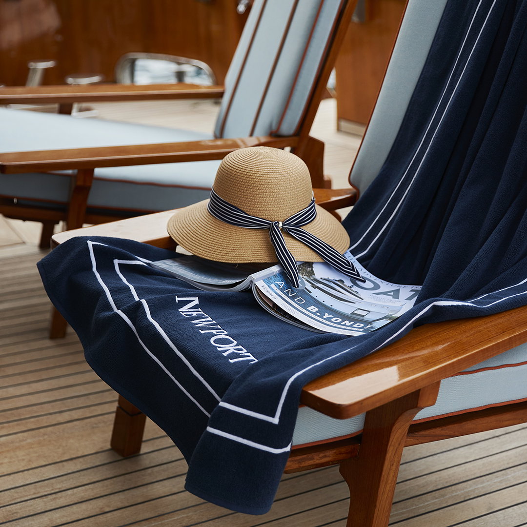 Capri Strandhanddoek navy