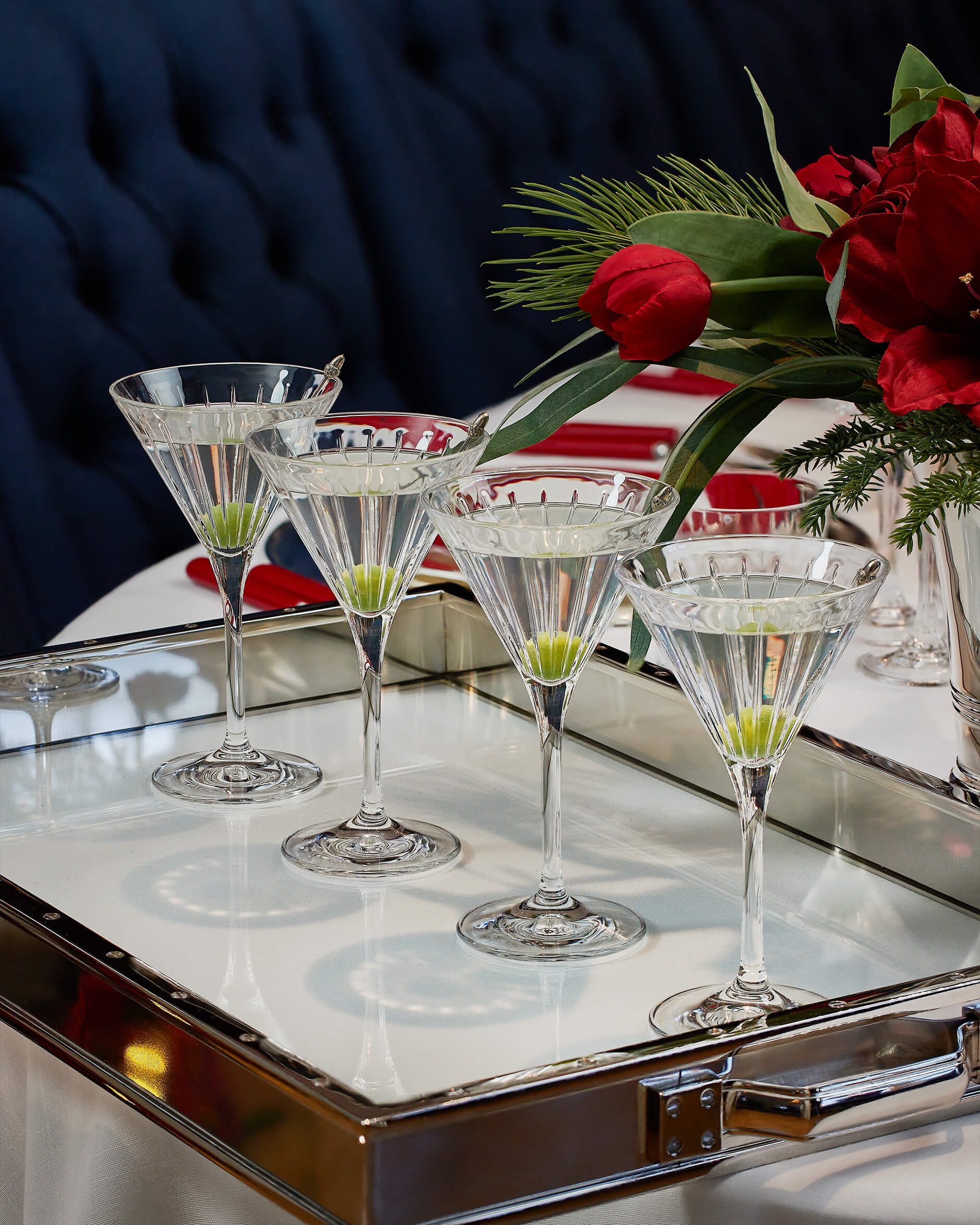 Manhattan martiniglas kristall singel