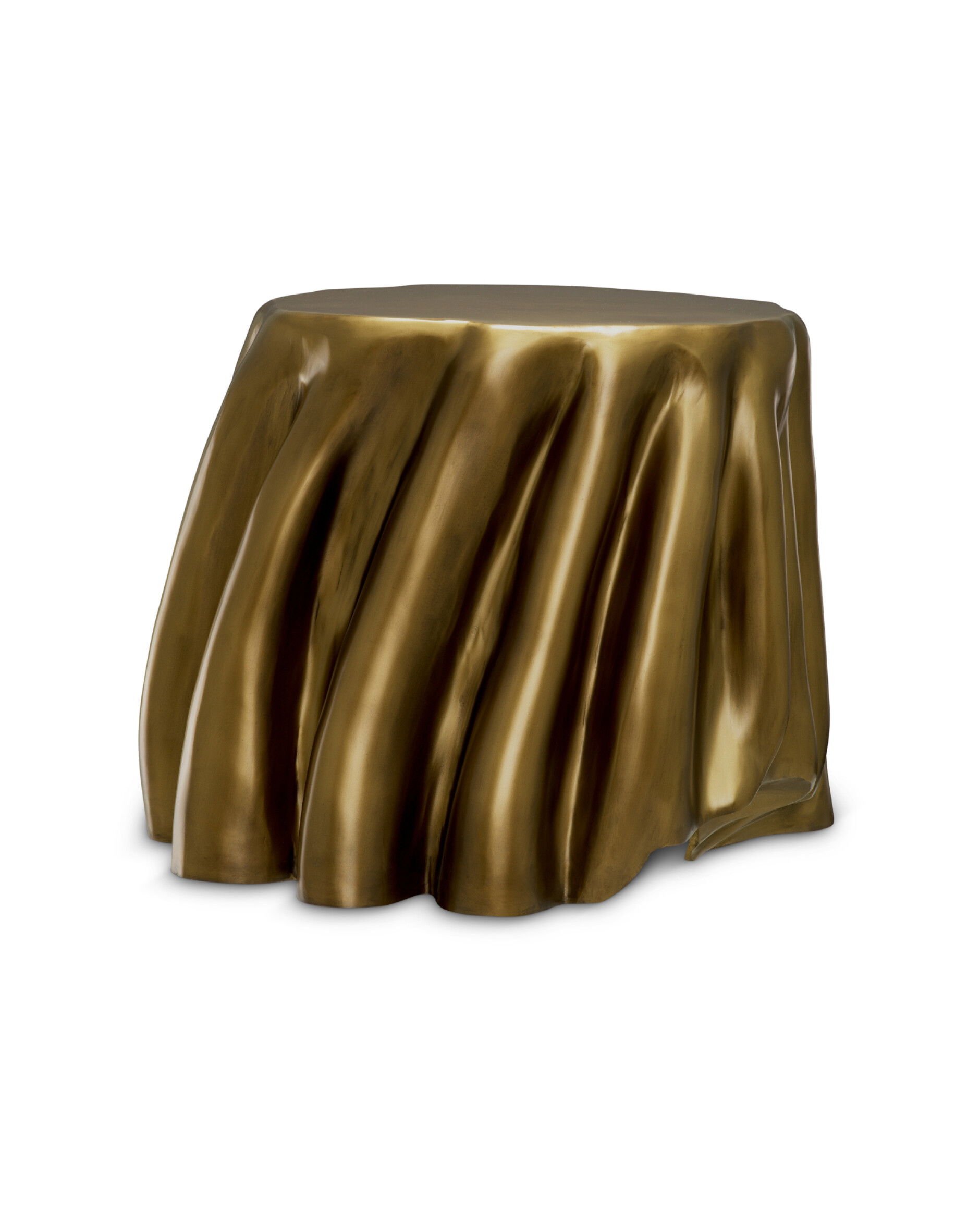 Chabot Side Table Vintage Brass