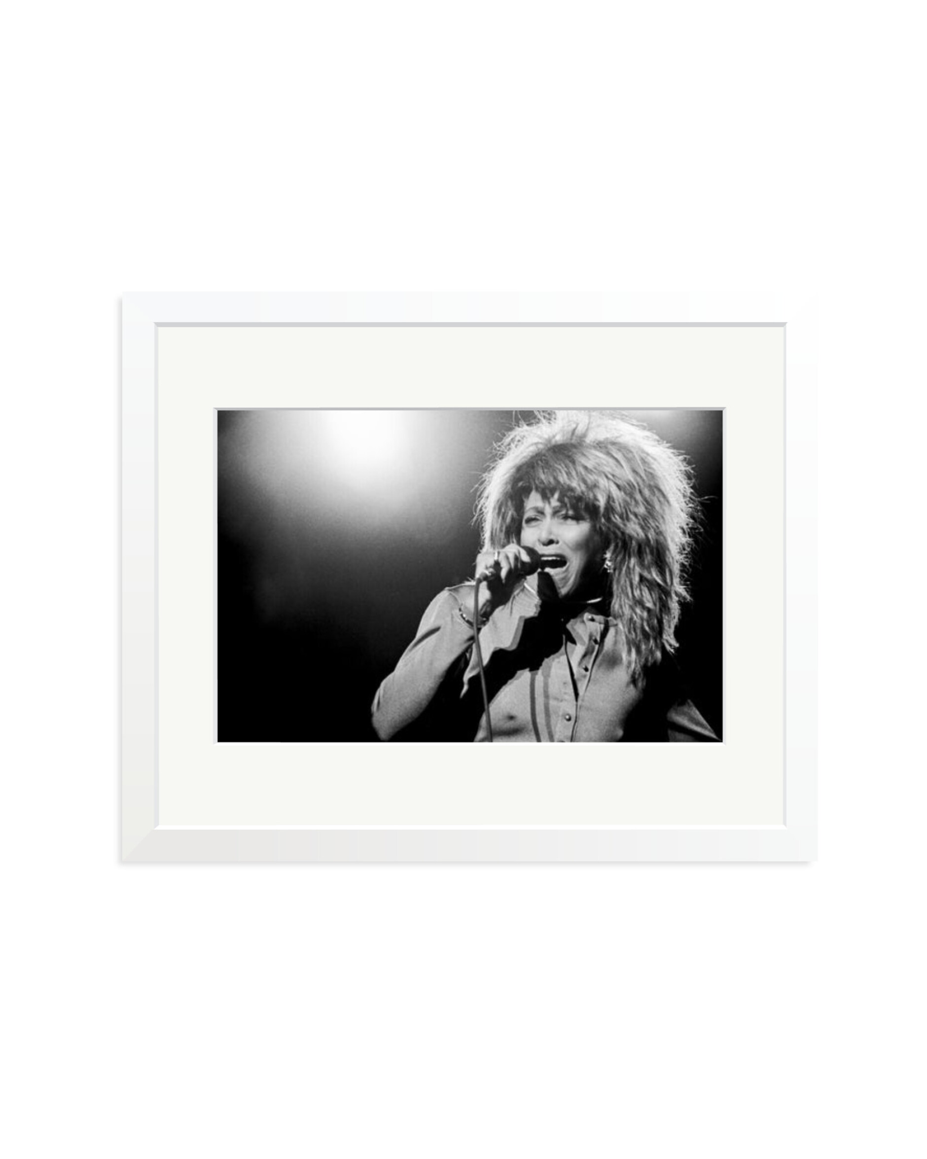 Tina Turner on stage in 1987 White / Medium