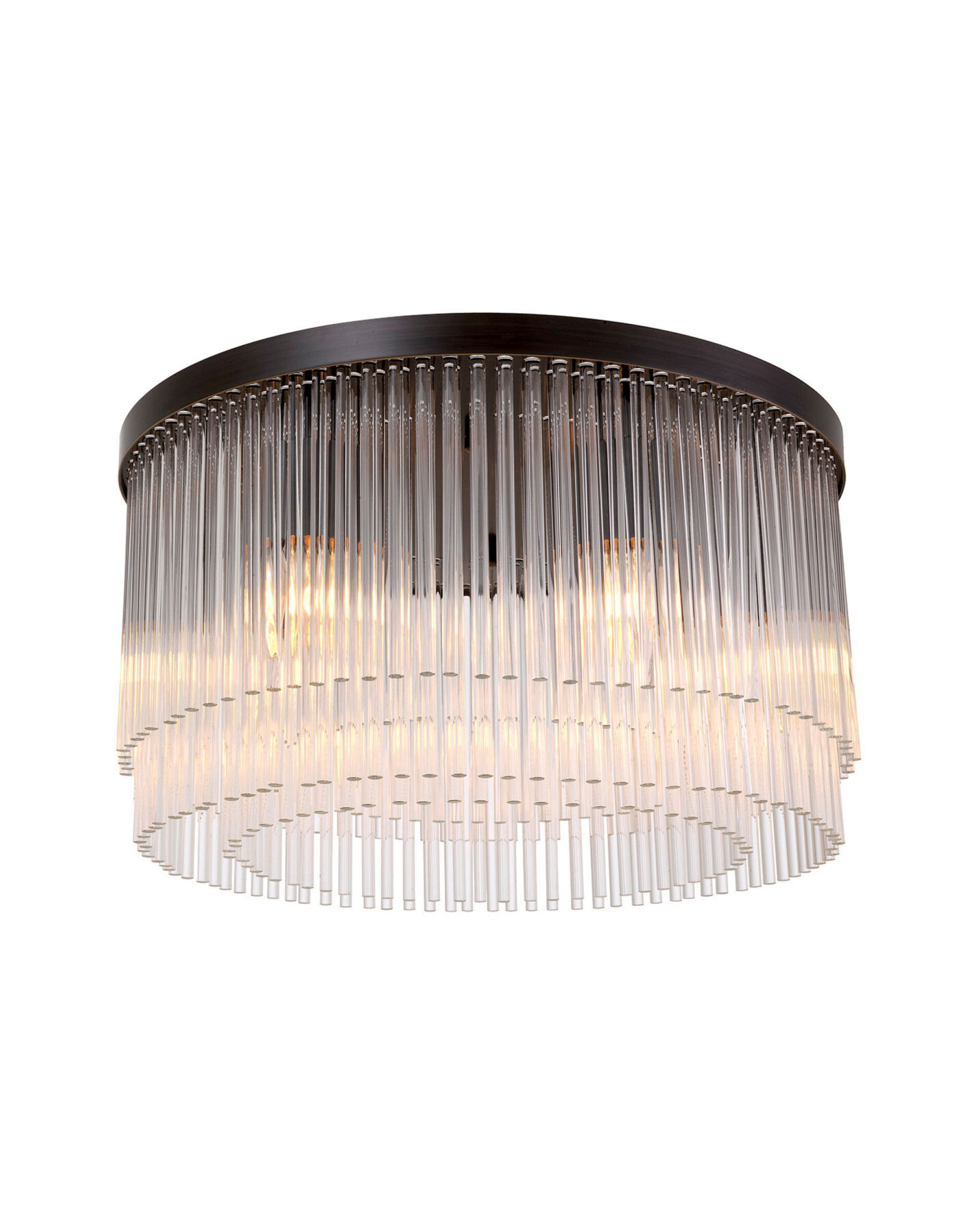 Hector plafondlamp brons