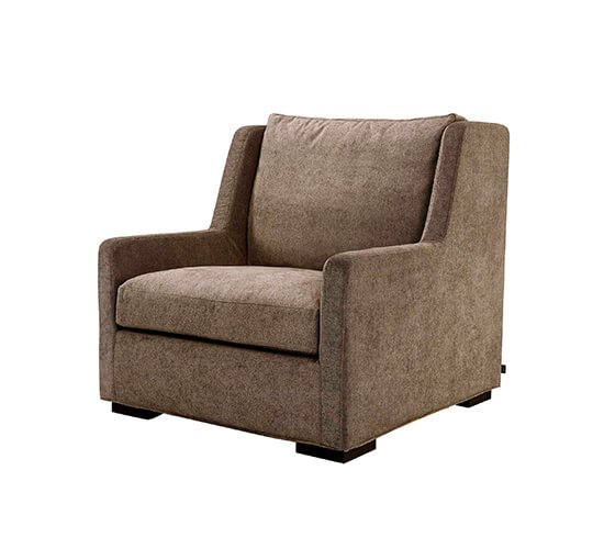True Brown - Dover armchair gray