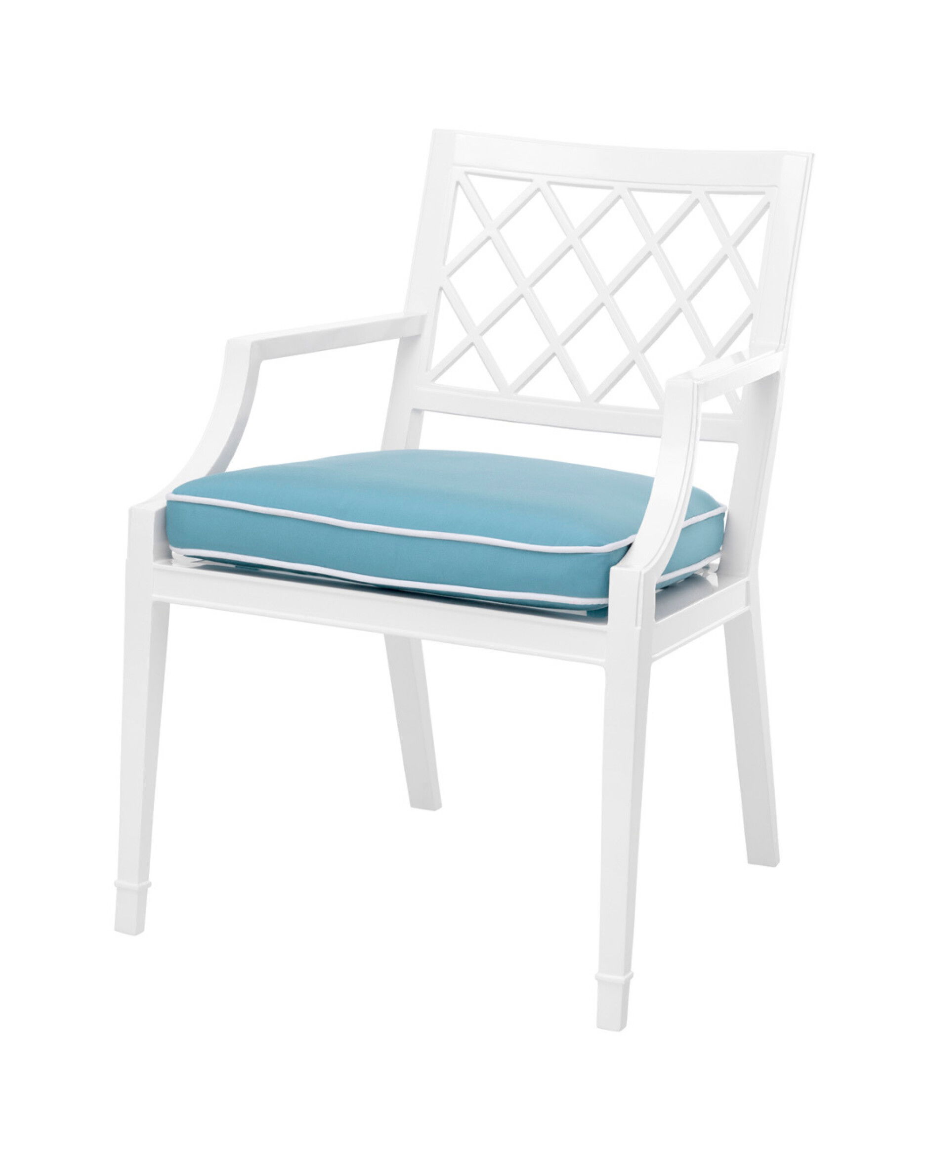 Paladium karmstol, hvit