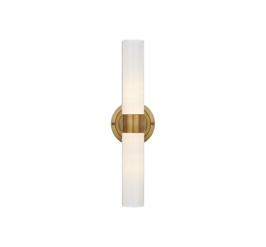 Natural Brass - Jones Double Sconce Polished Nickel