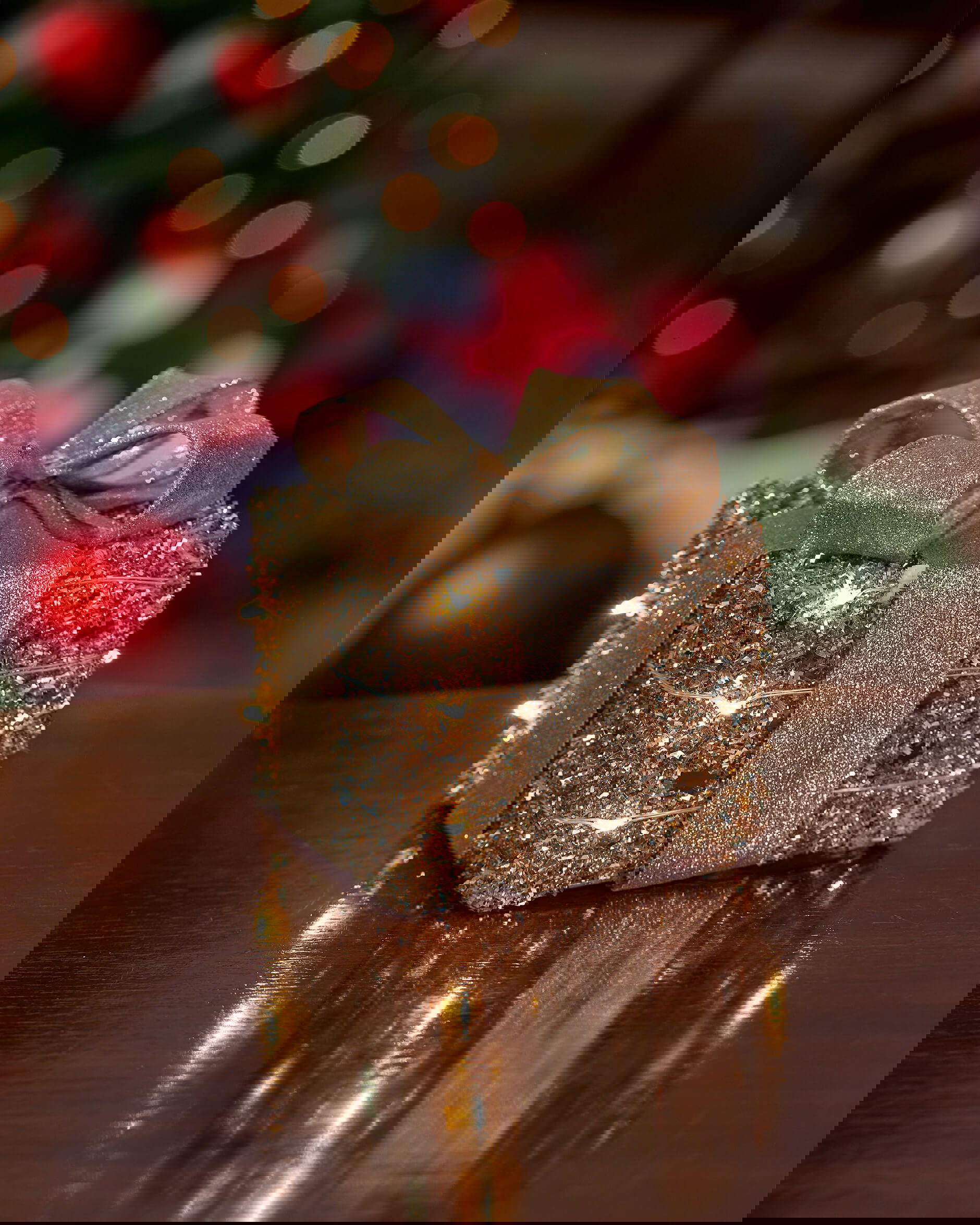 Ophelia paket LED juldekoration champagne