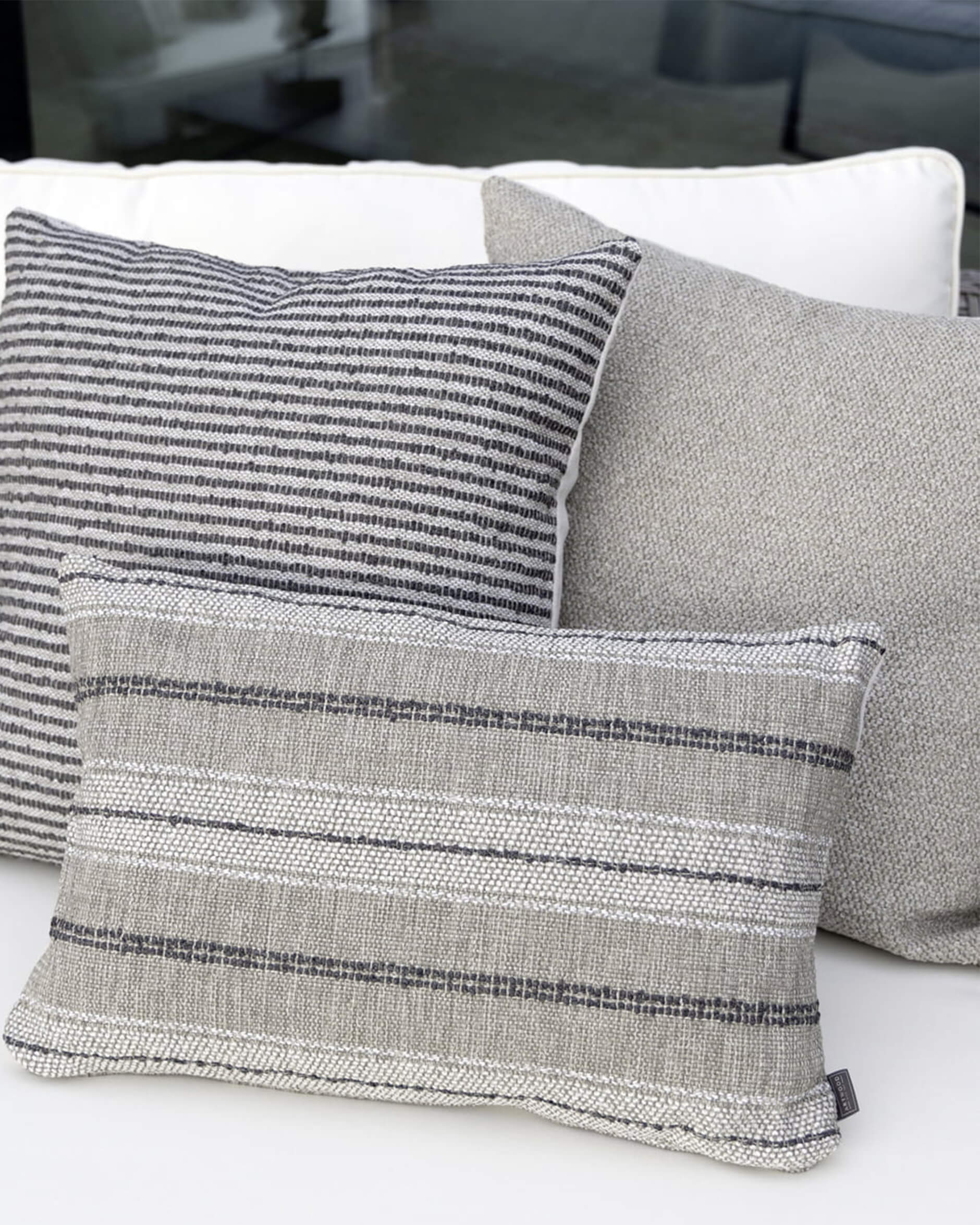 Nomad woven kuddfodral linne