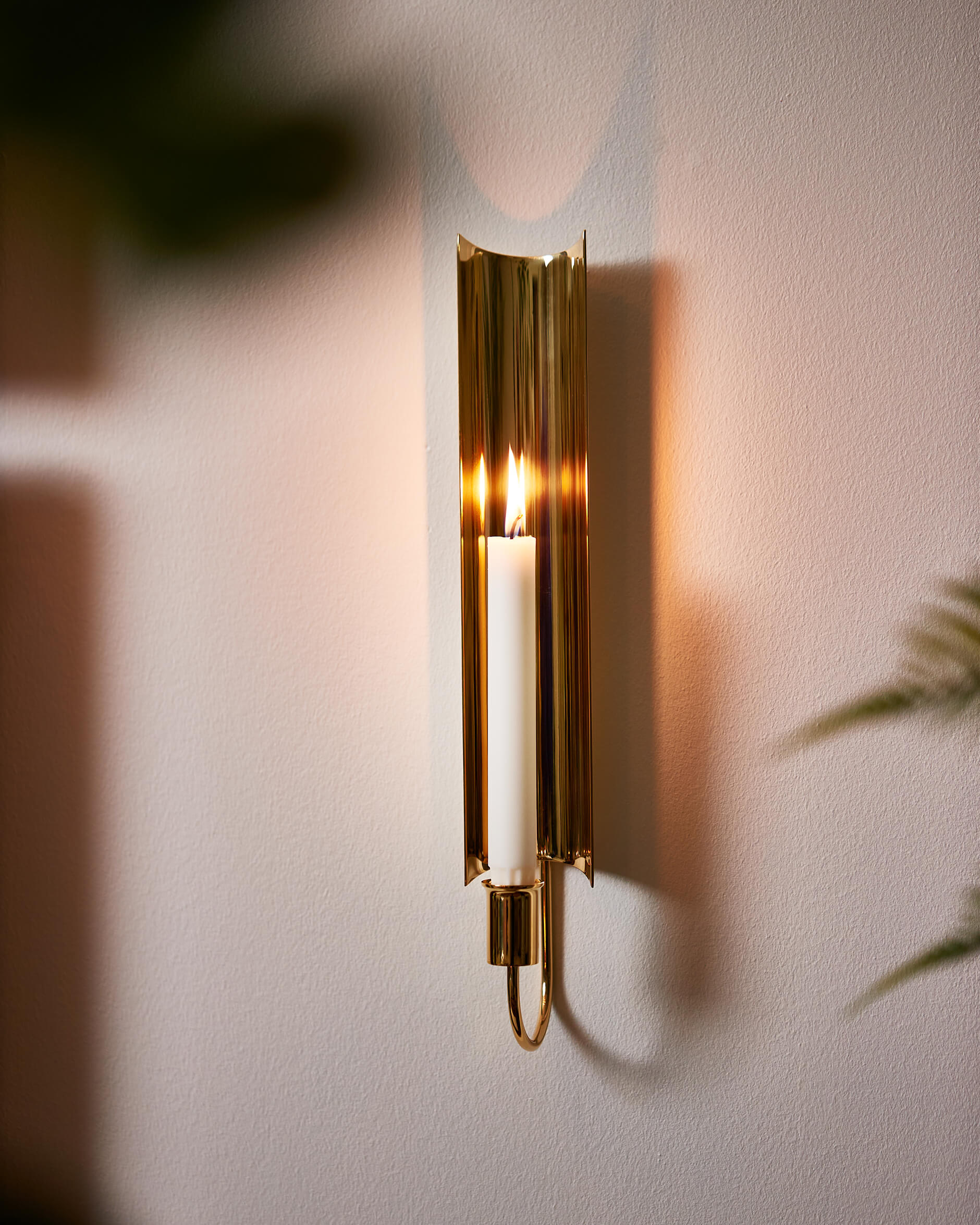 Reflex lampett mässing