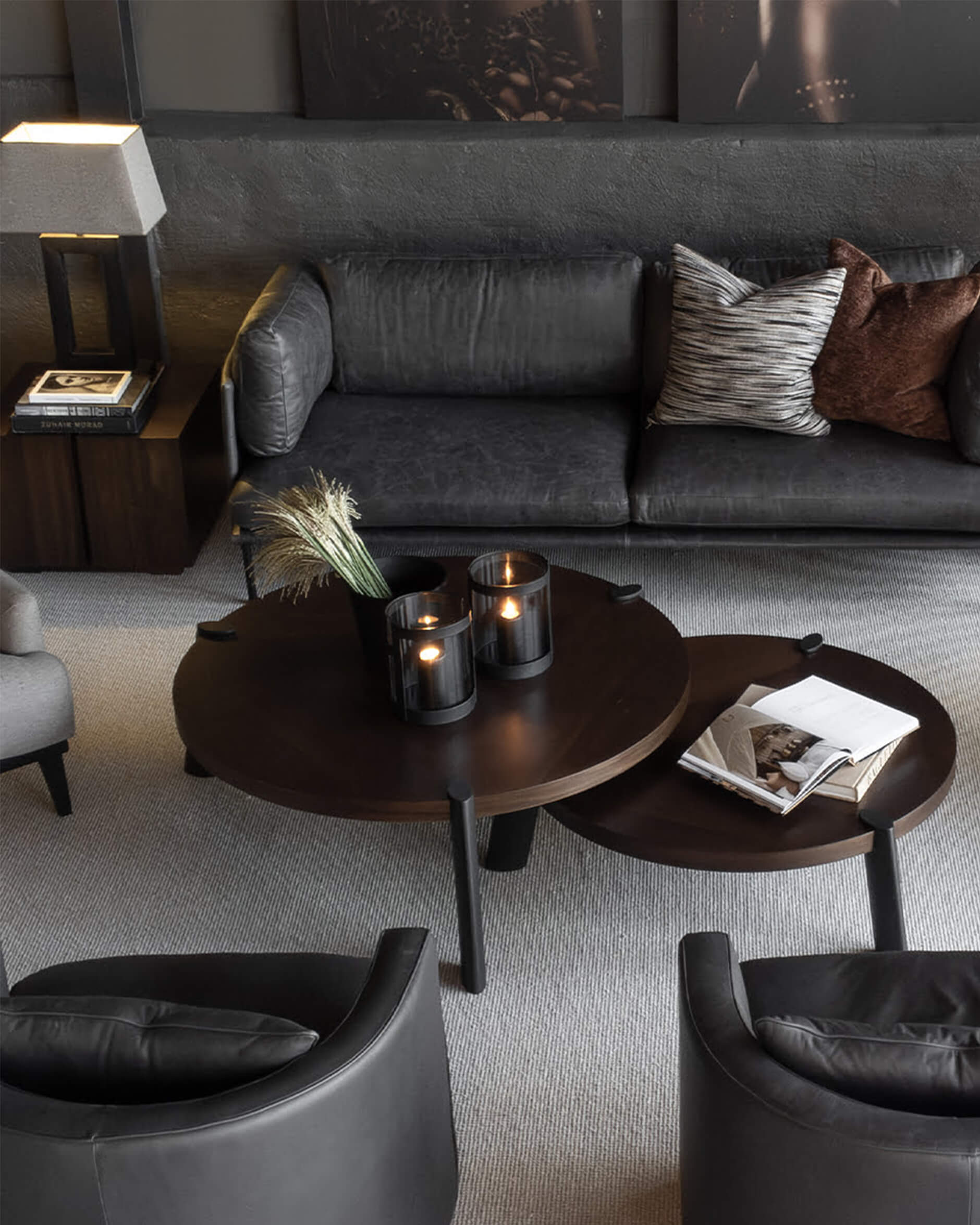 Landon soffbord valnöt