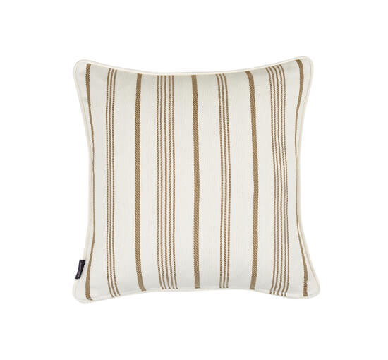 Beige - Glenda Cushion Cover Beige/White