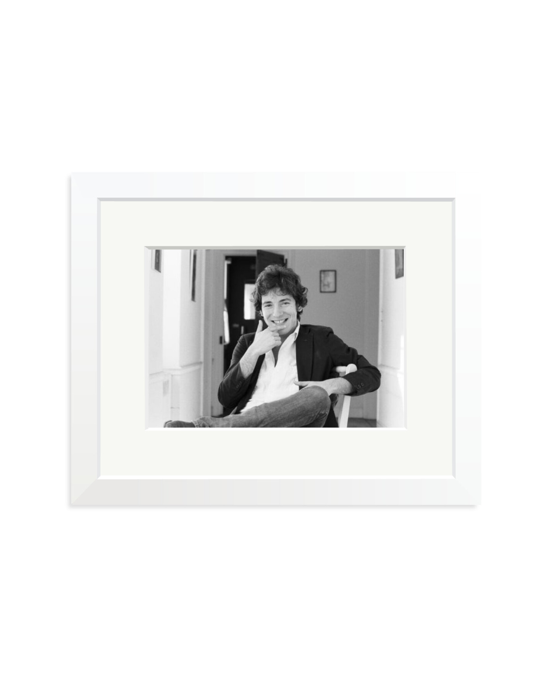Bruce Springsteen at Home White / Small